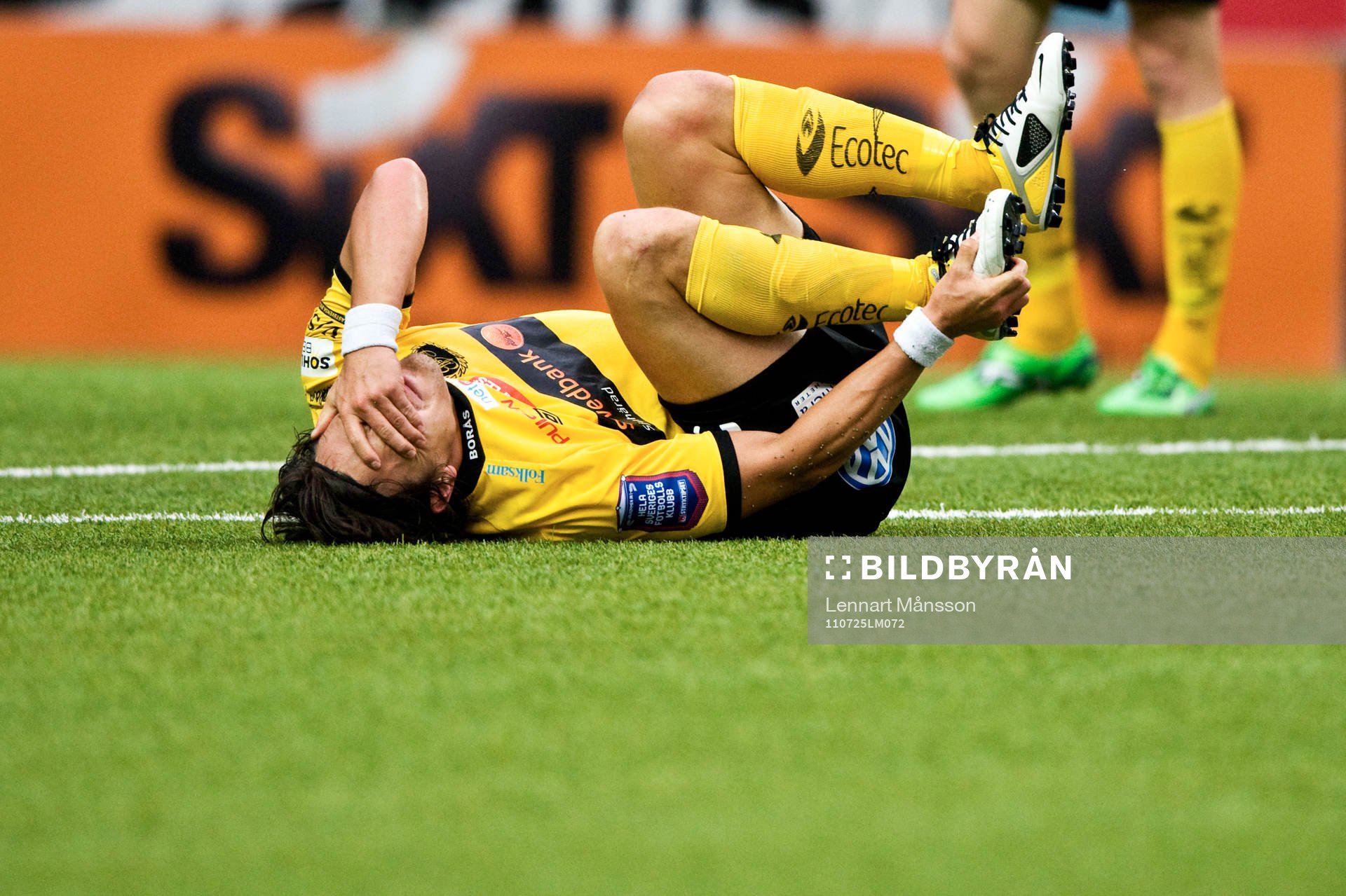 Precis innan Stefan Ishizaki, Elfsborg, avgjorde matchen