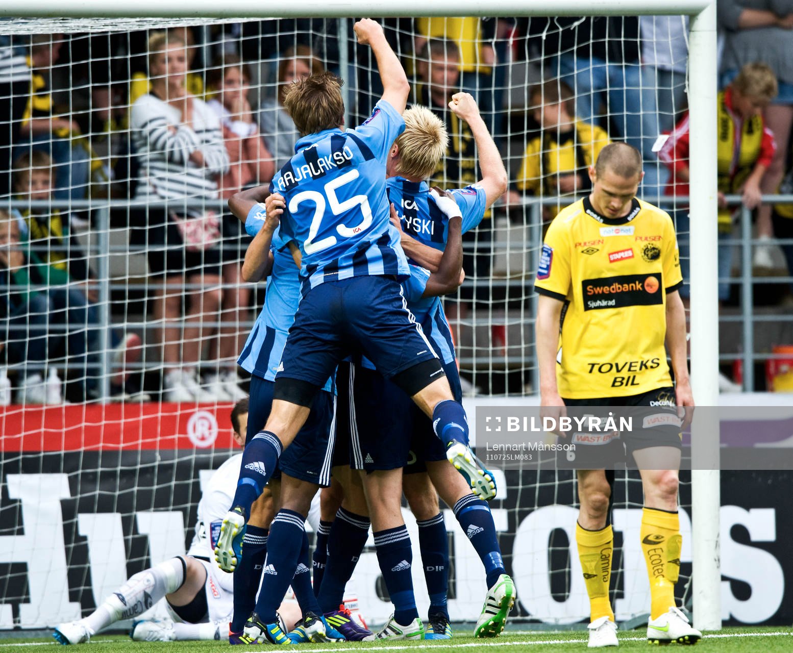 0-1 Joona Toivio, Djurgården, nickar in ledningsmålet