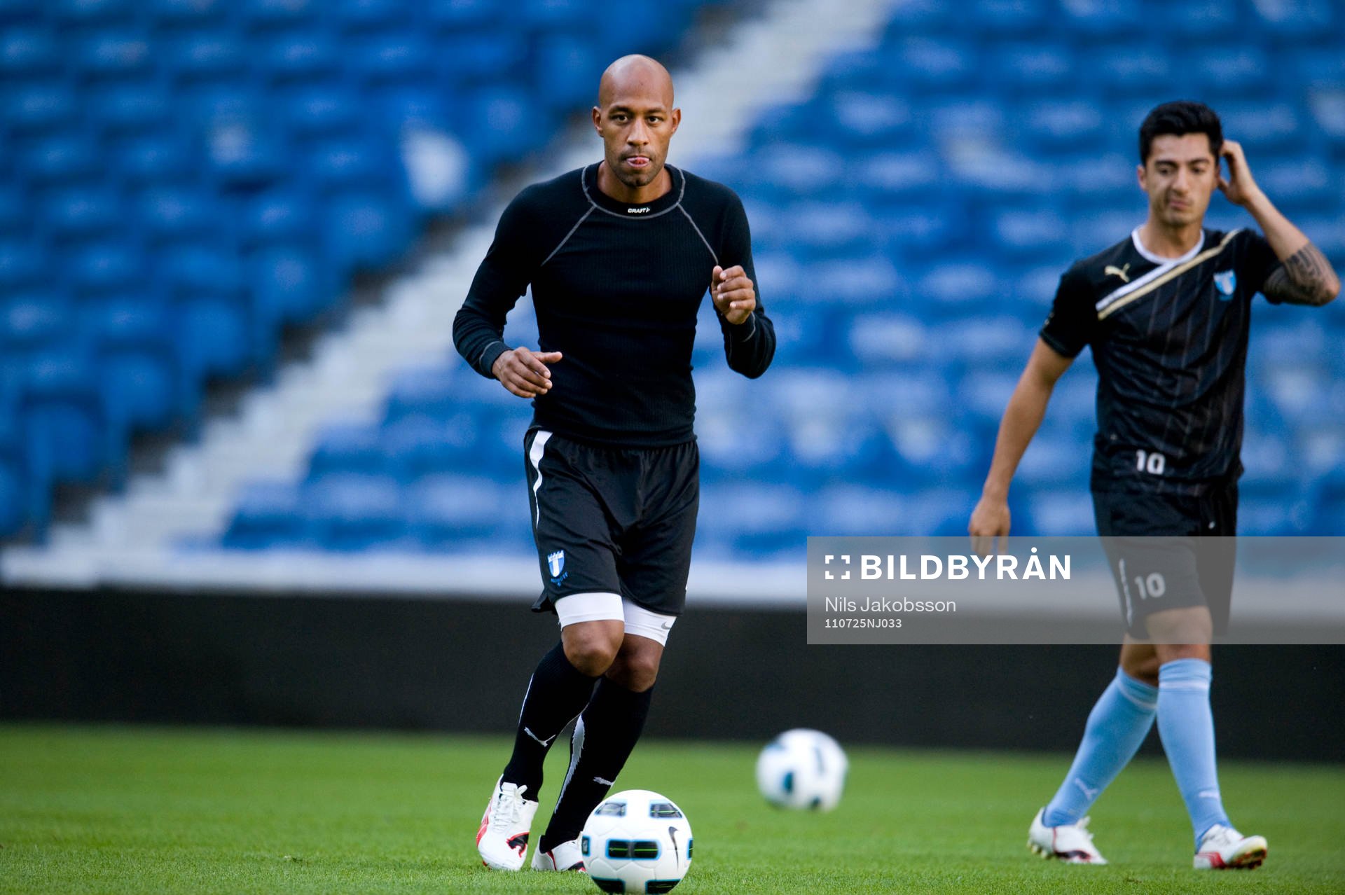 Fotboll, kval till Champions League, Malmö FF i Glasgow,