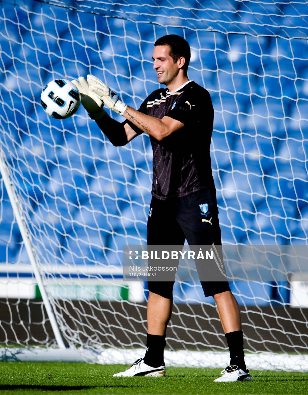Fotboll, kval till Champions League, Malmö FF i Glasgow,