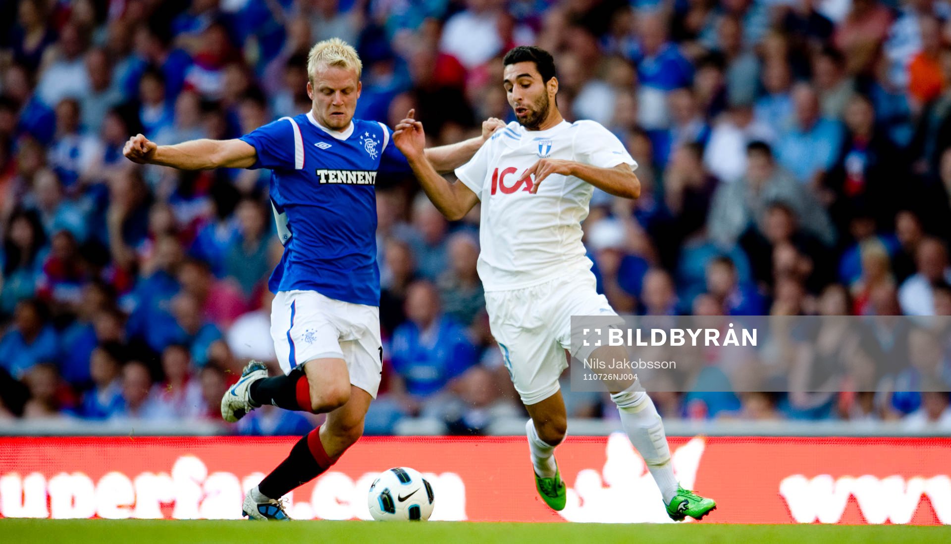 Fotboll, kval till Champions League, Glasgow Rangers -