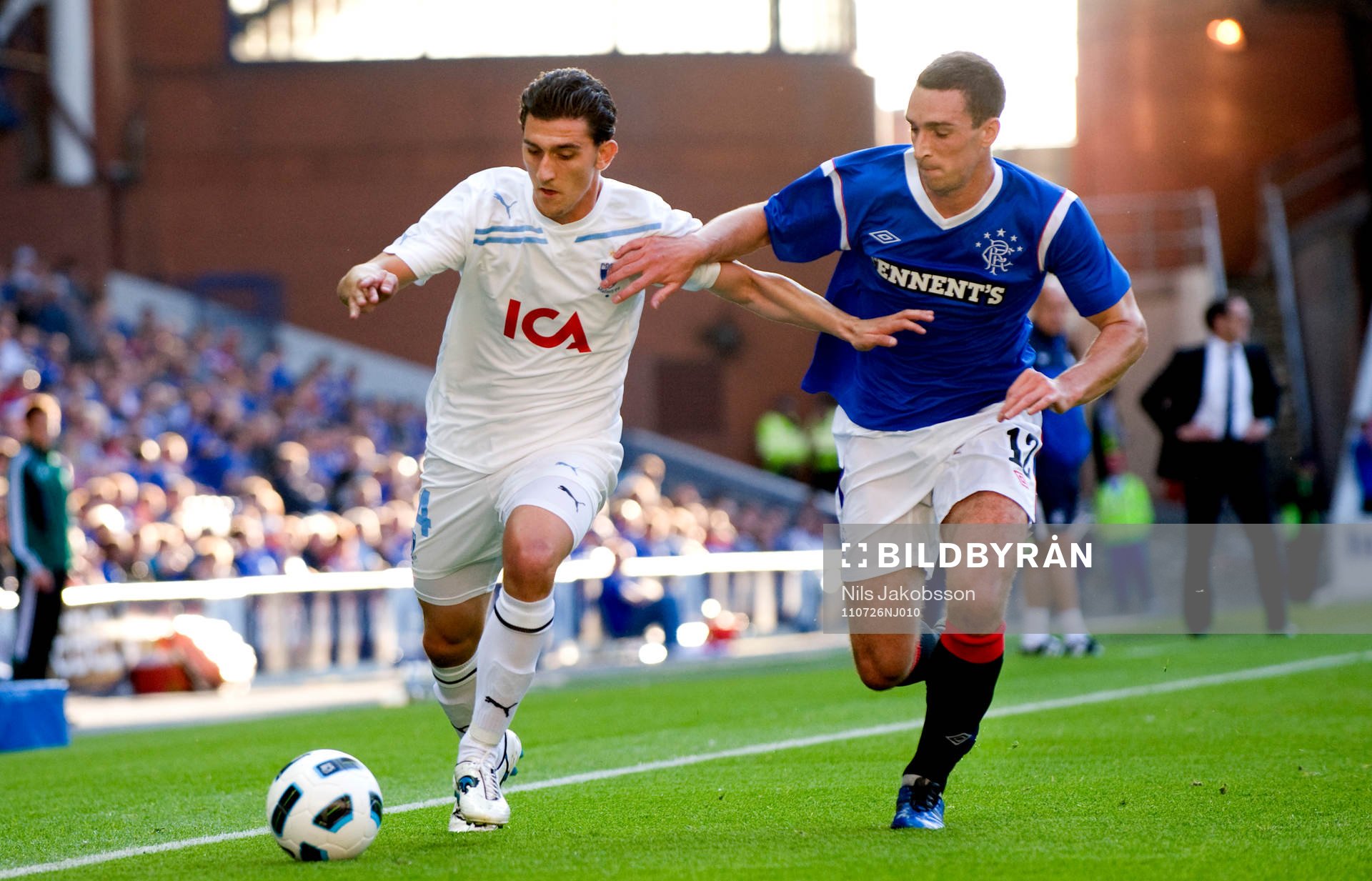 Fotboll, kval till Champions League, Glasgow Rangers -