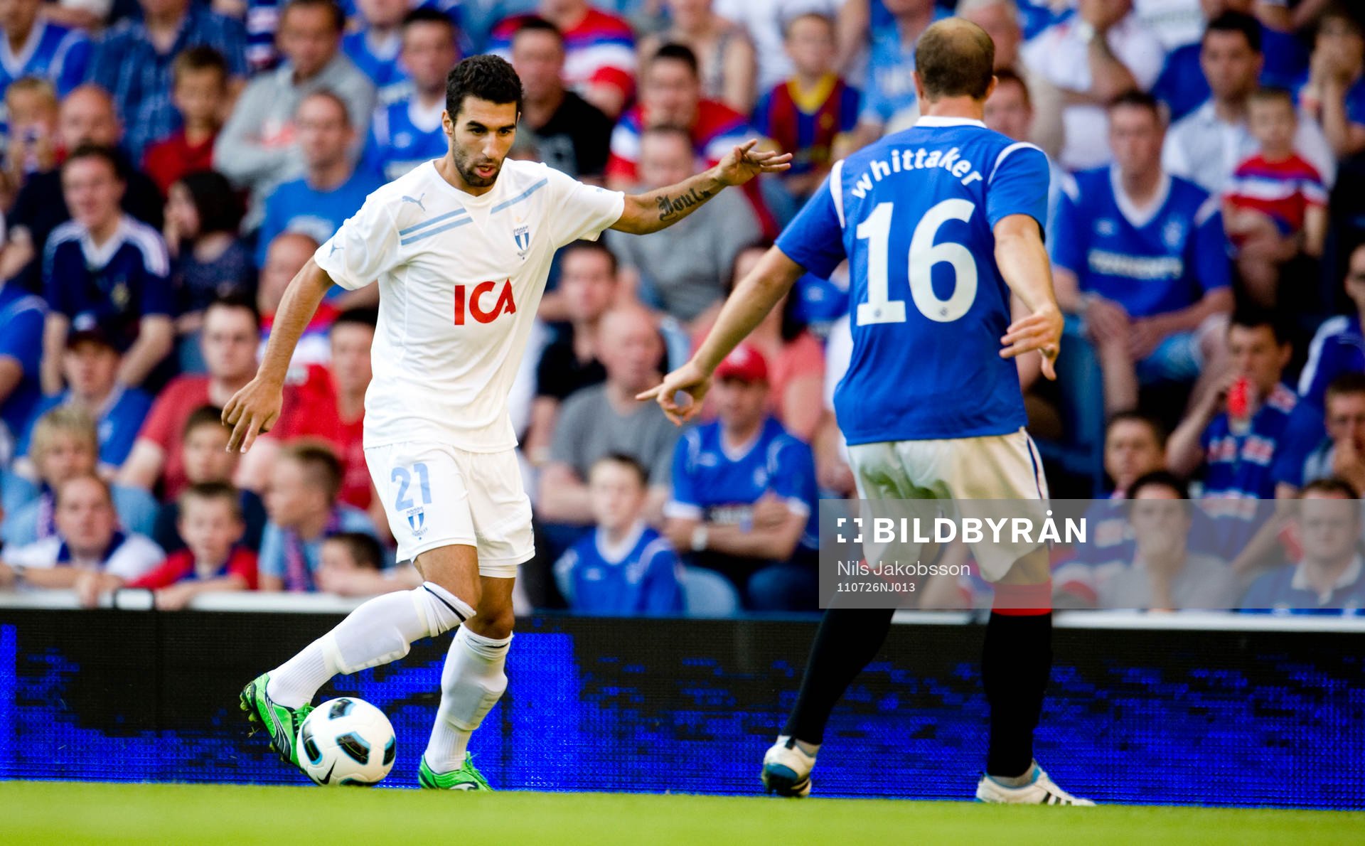 Fotboll, kval till Champions League, Glasgow Rangers -