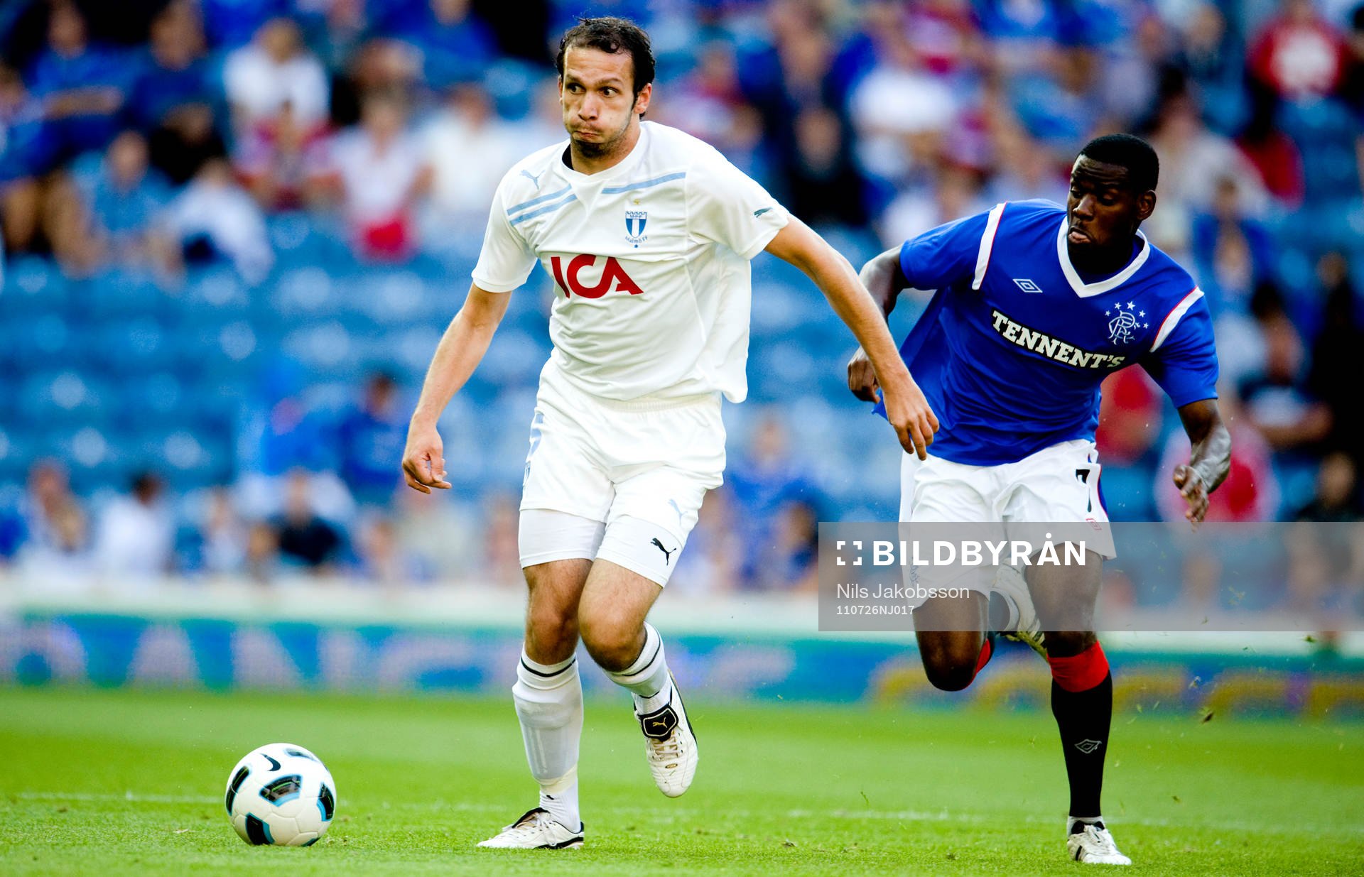 Fotboll, kval till Champions League, Glasgow Rangers -