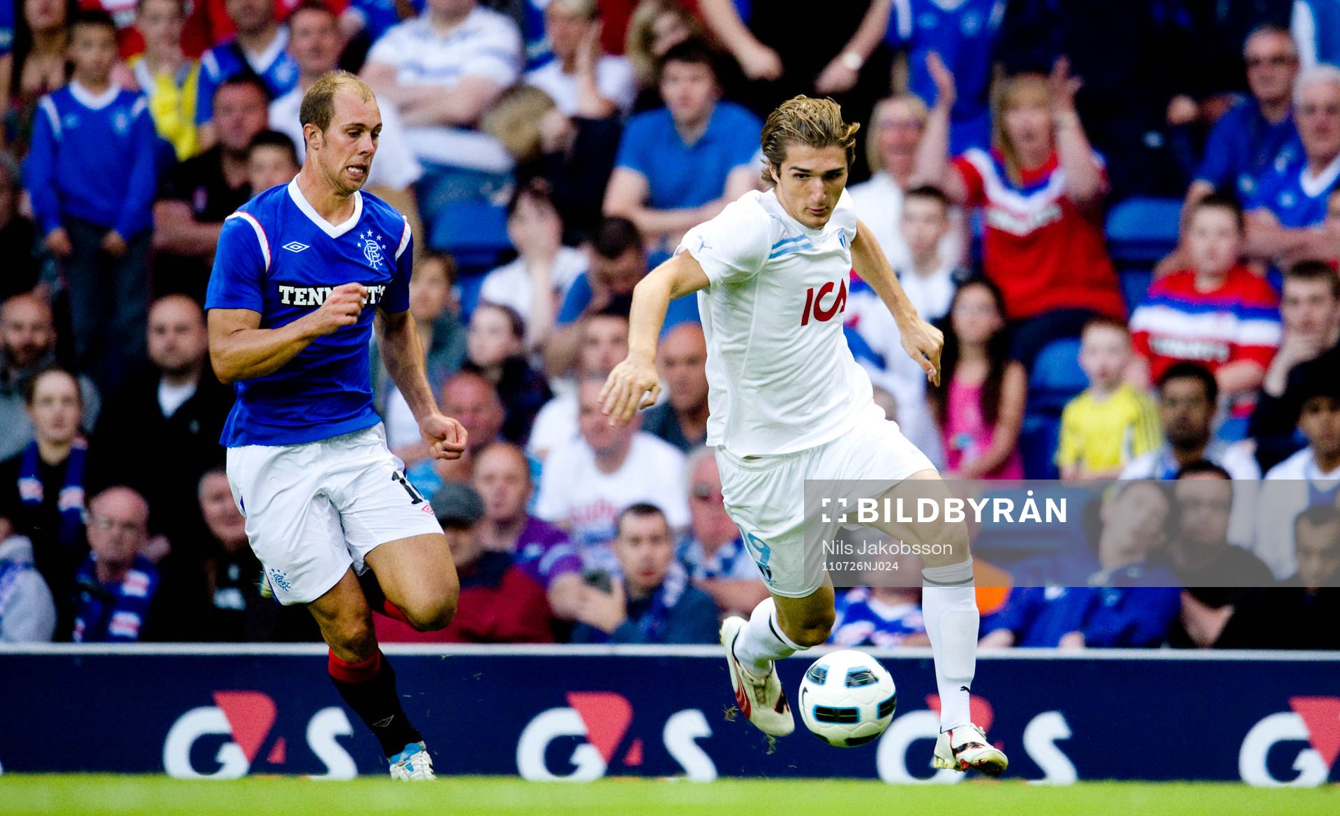 Fotboll, kval till Champions League, Glasgow Rangers -