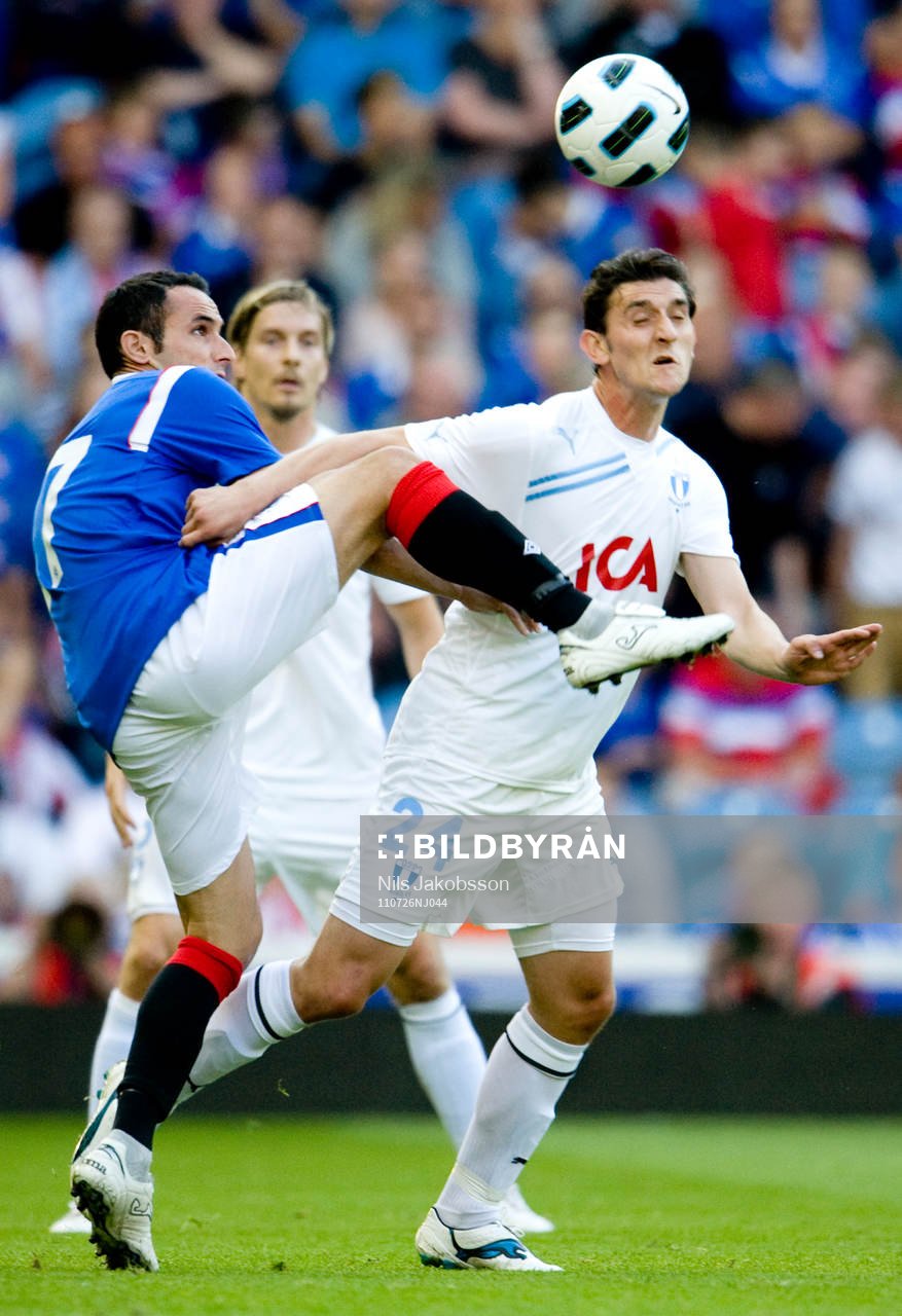 Fotboll, kval till Champions League, Glasgow Rangers -