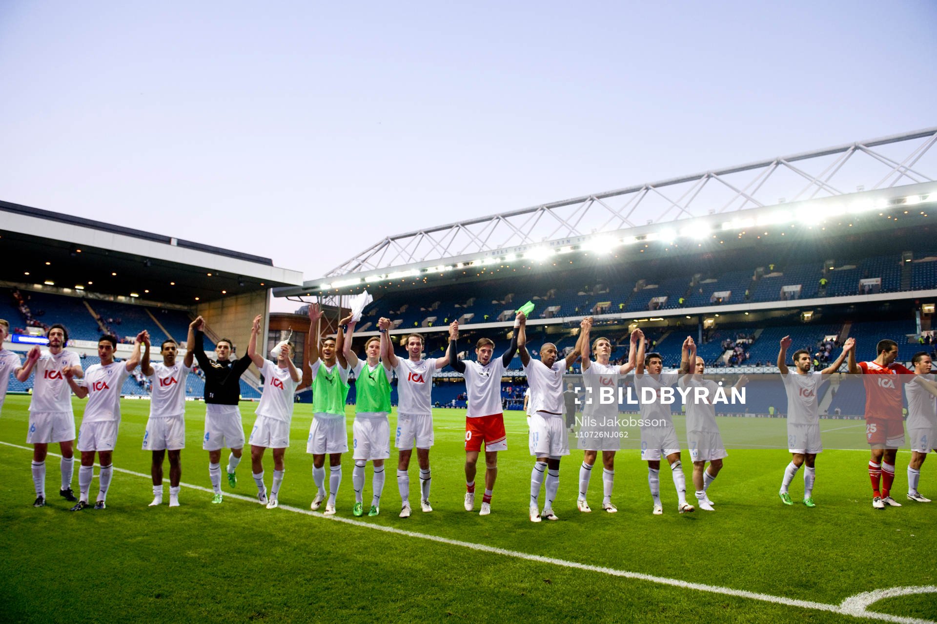 Fotboll, kval till Champions League, Glasgow Rangers -