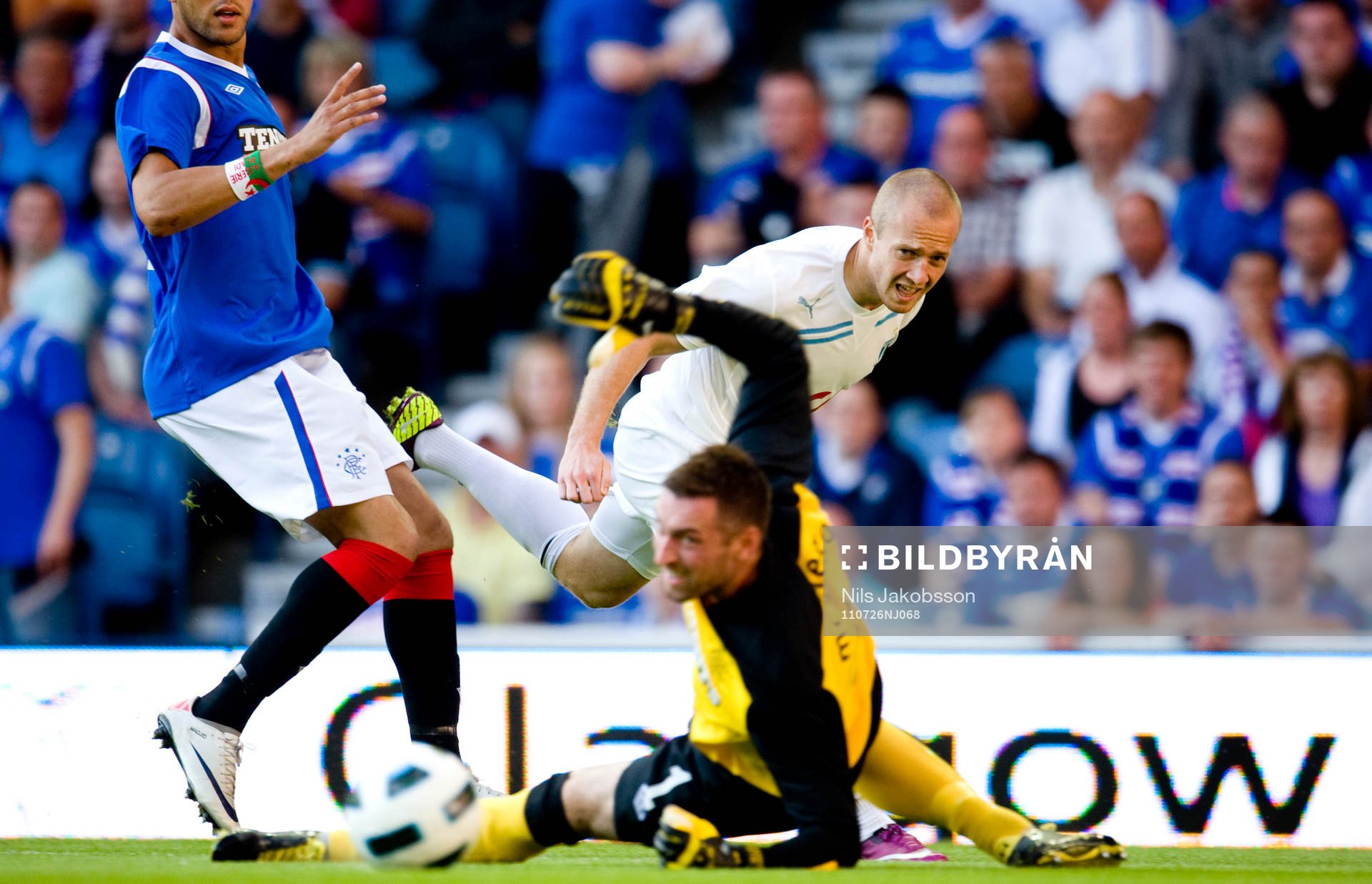 Fotboll, kval till Champions League, Glasgow Rangers -