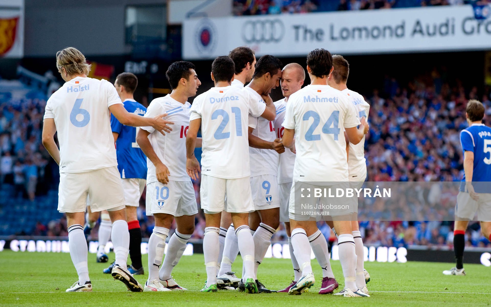 Fotboll, kval till Champions League, Glasgow Rangers -