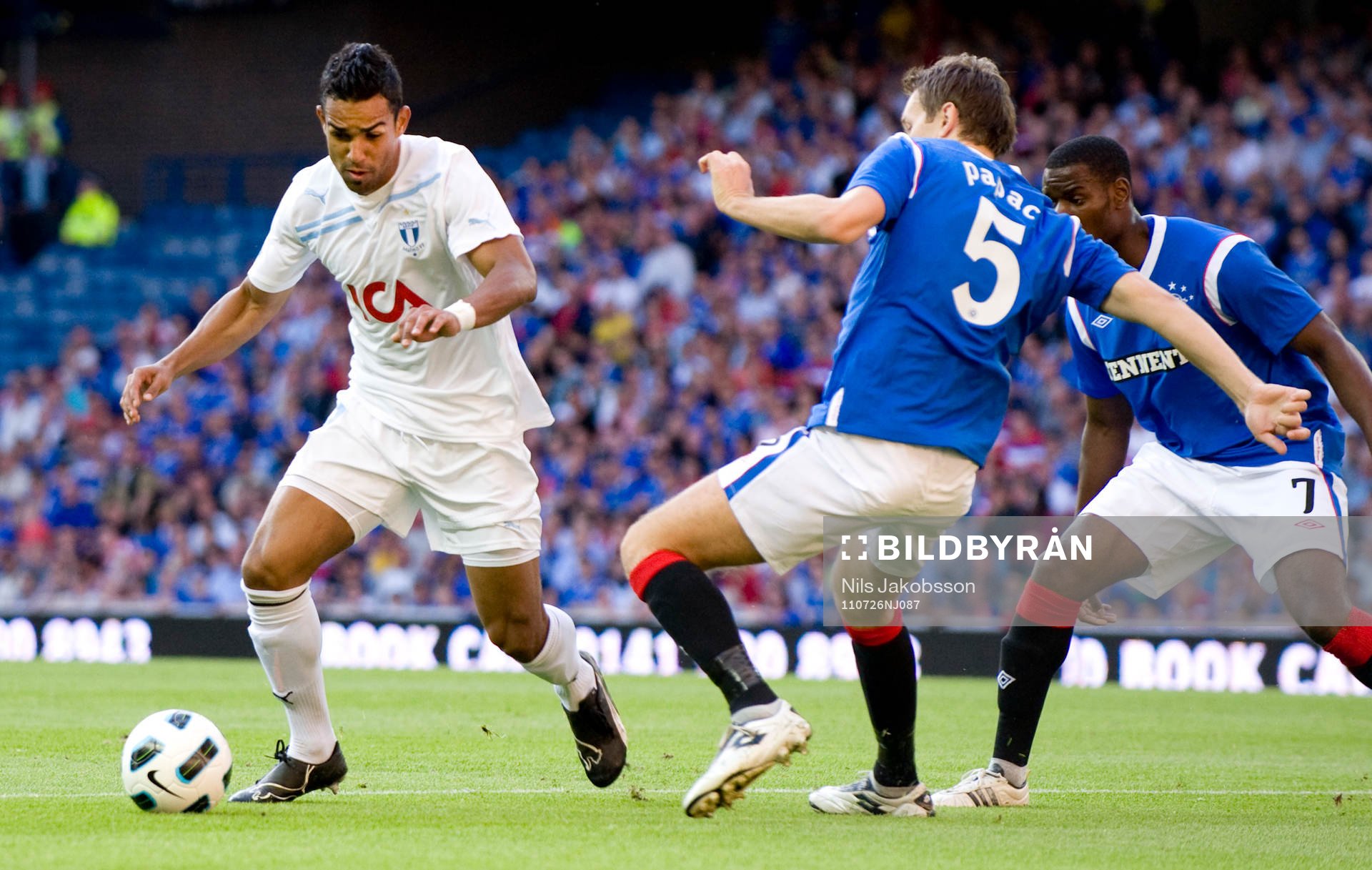 Fotboll, kval till Champions League, Glasgow Rangers -