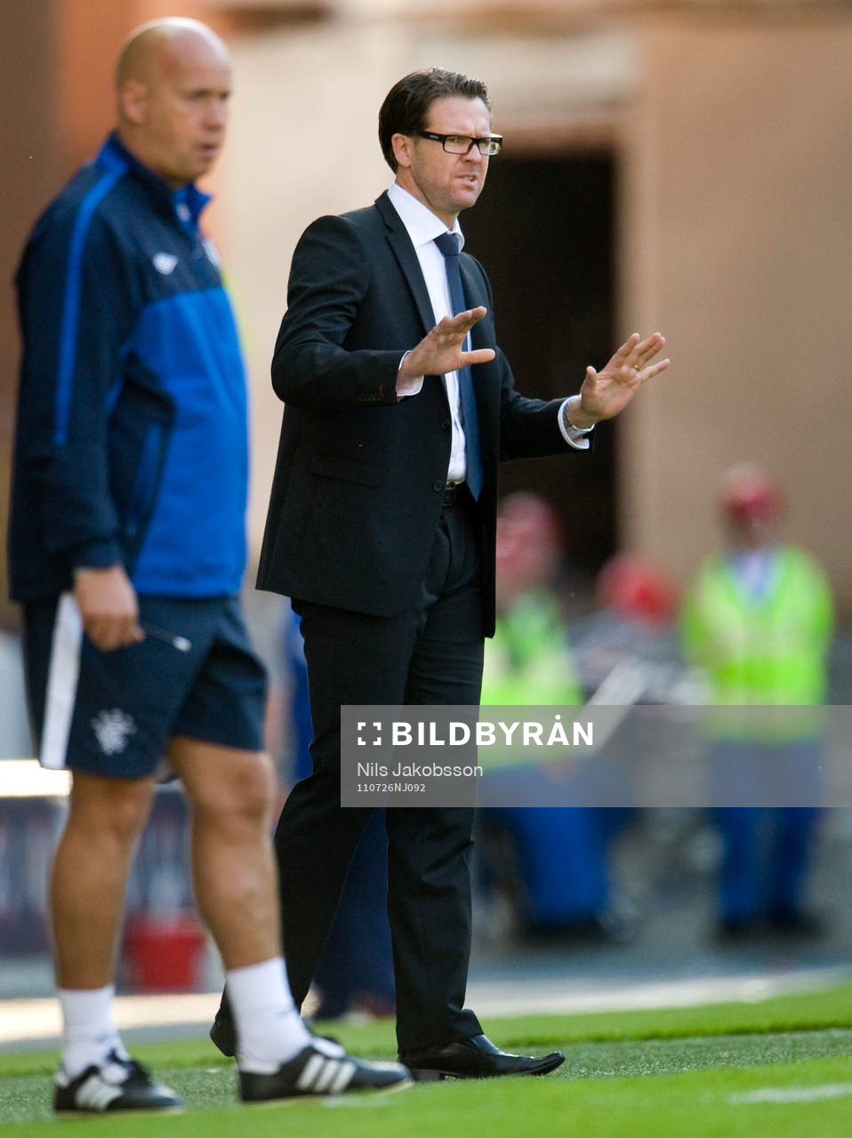 Fotboll, kval till Champions League, Glasgow Rangers -