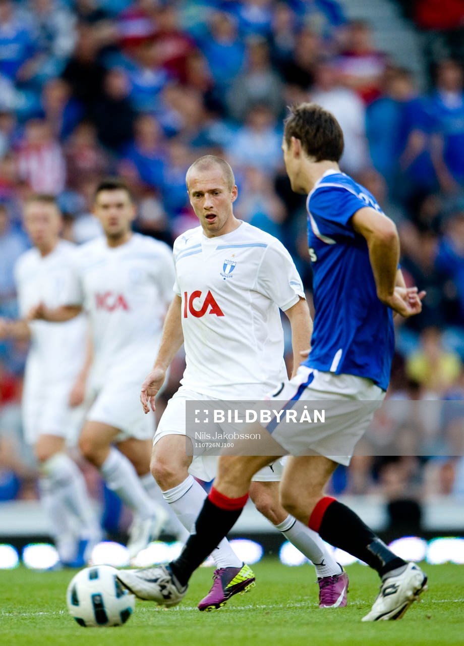 Fotboll, kval till Champions League, Glasgow Rangers -