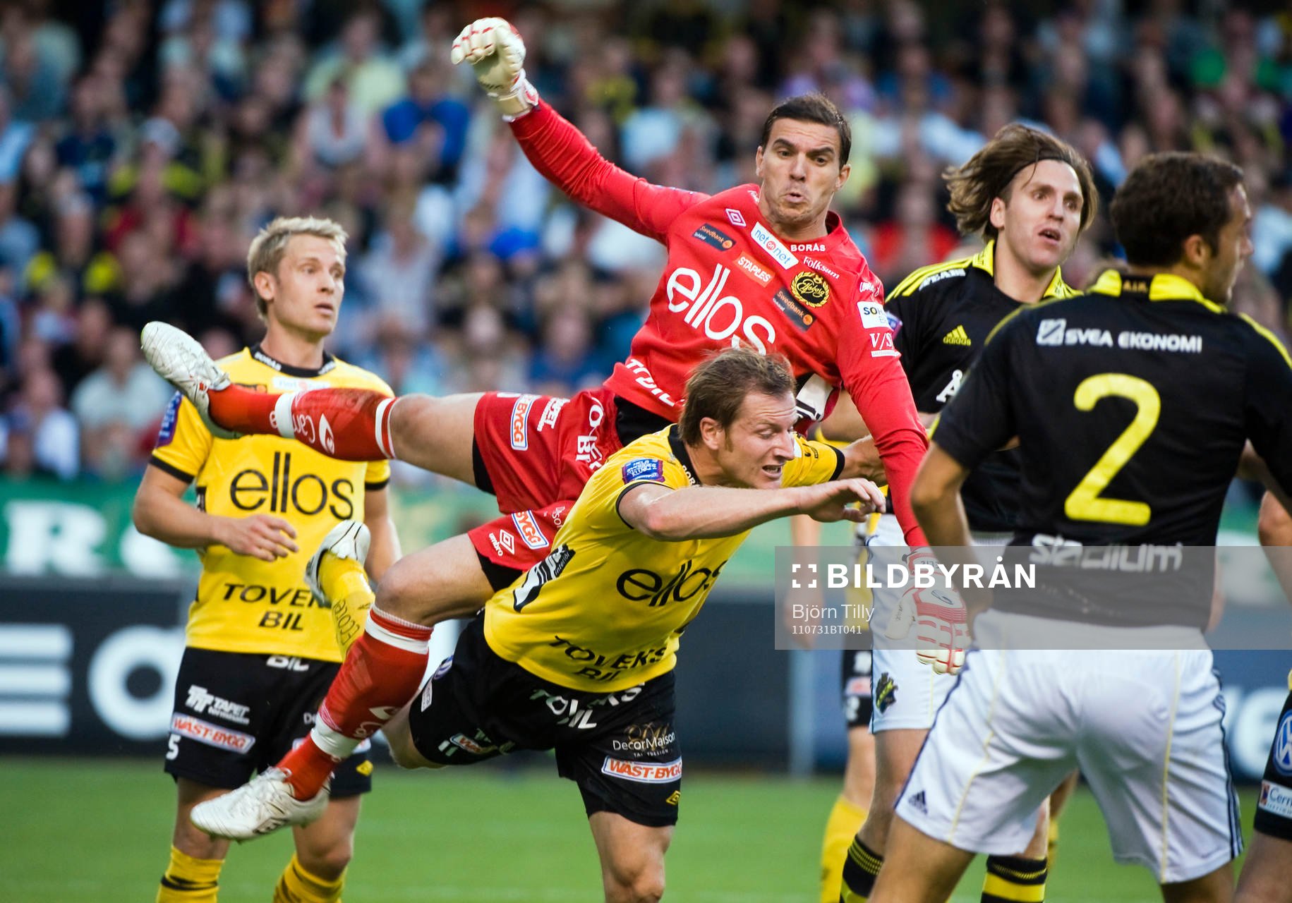 Ante Covic, målvakt och Daniel Mobaeck, Elfsborg