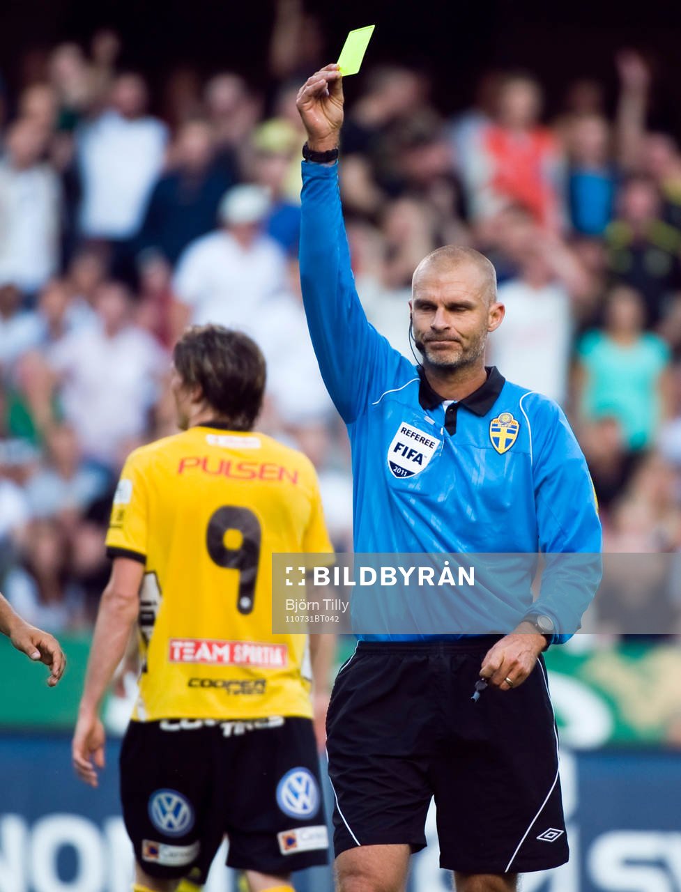 Michael Lerjéus, Domare (Guld kort, varning)