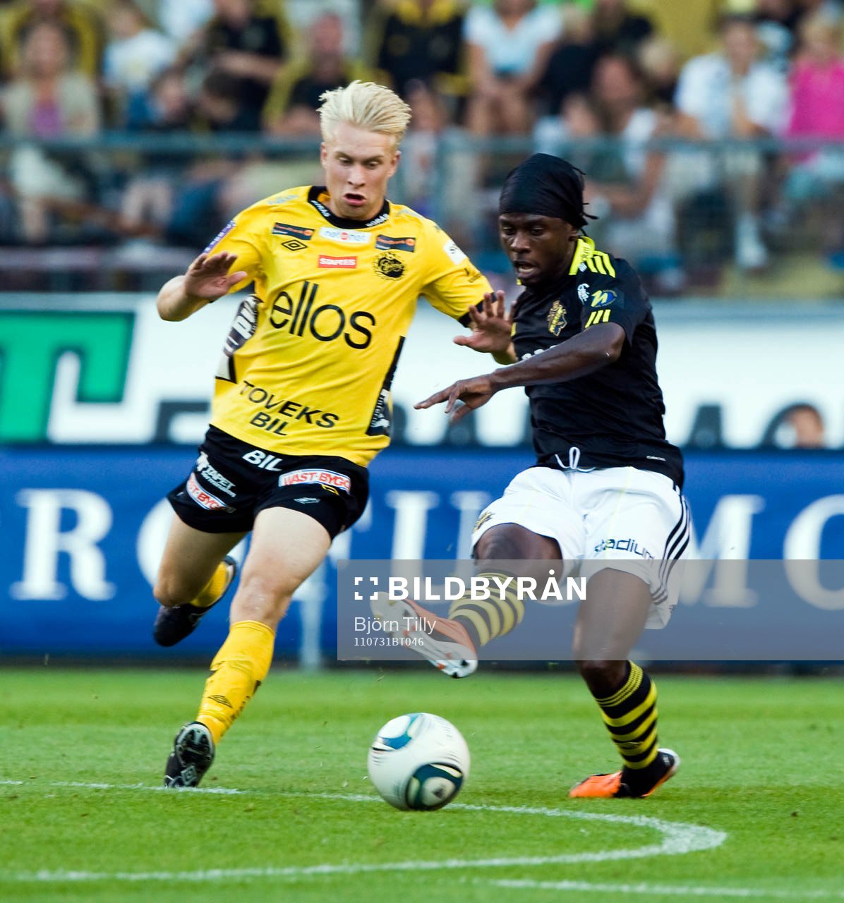 Johan Larsson, Elfsborg och Martin Mutumba, AIK
