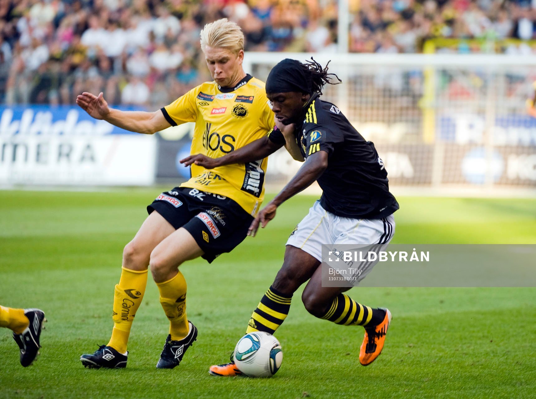 Johan Larsson, Elfsborg och Martin Mutumba, AIK