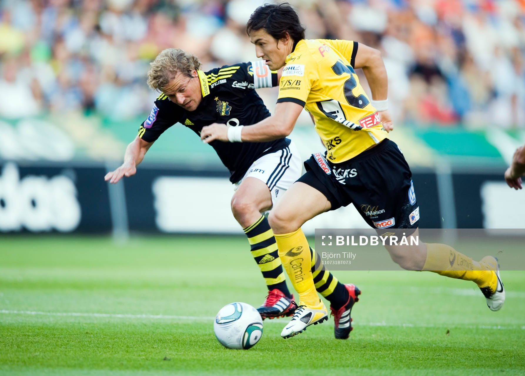 Daniel Tjernström, AIK och Stefan Ishizaki, Elfsborg