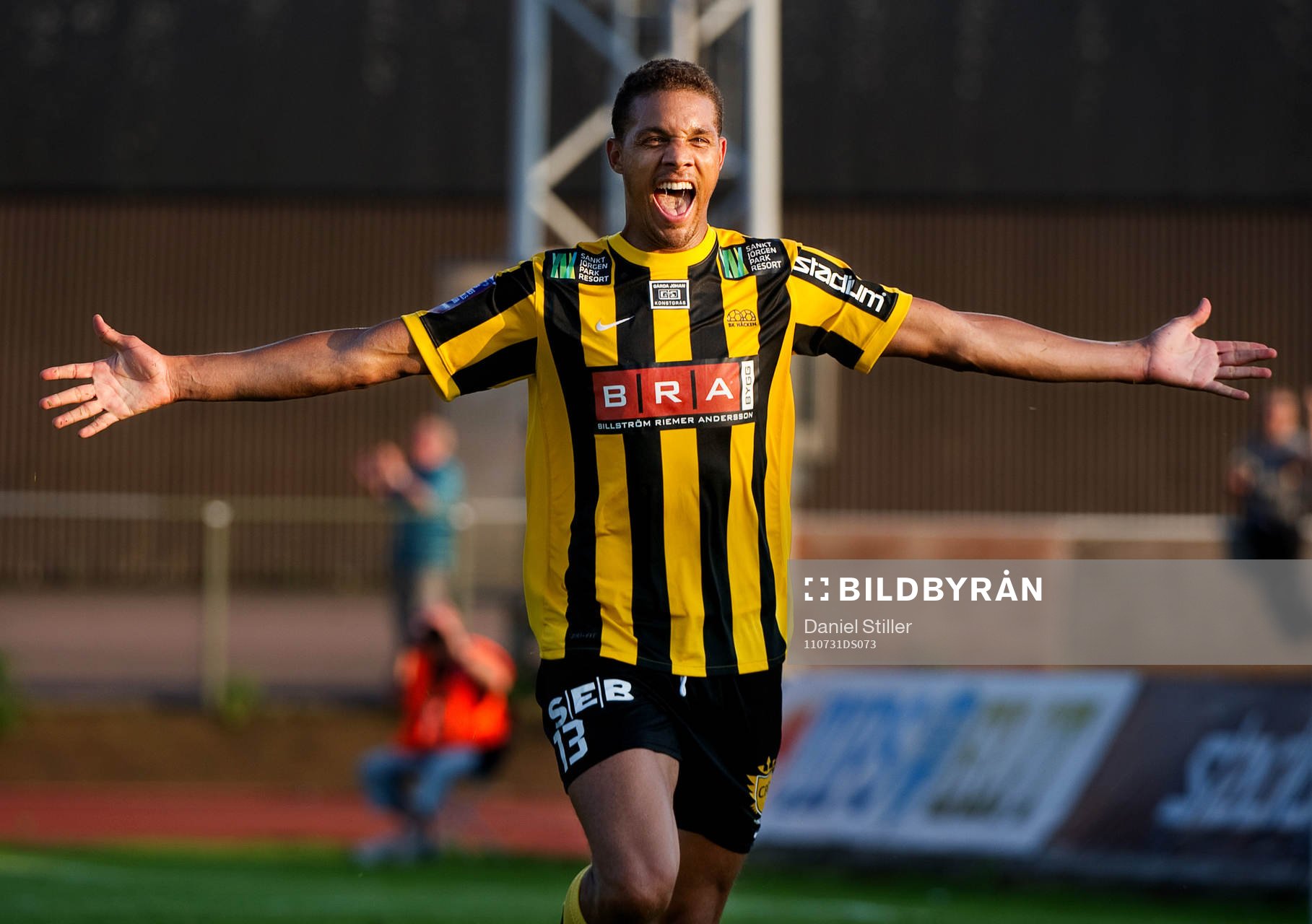  Mathias Ranégie, BK Häcken jubel