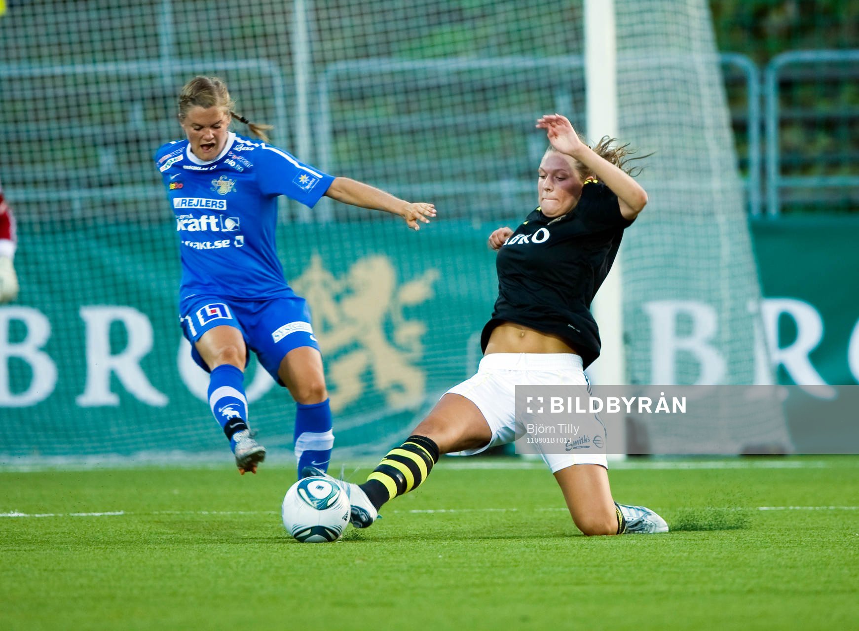 Linda Fransson, Sunnanå och Jennie Nordin, AIK