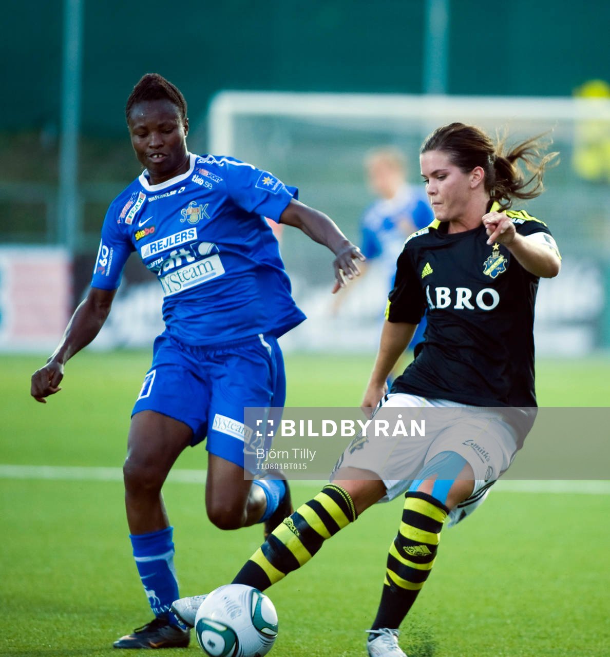  Perpetua Nkwocha, Sunnanå och Hanna Folkesson, AIK.