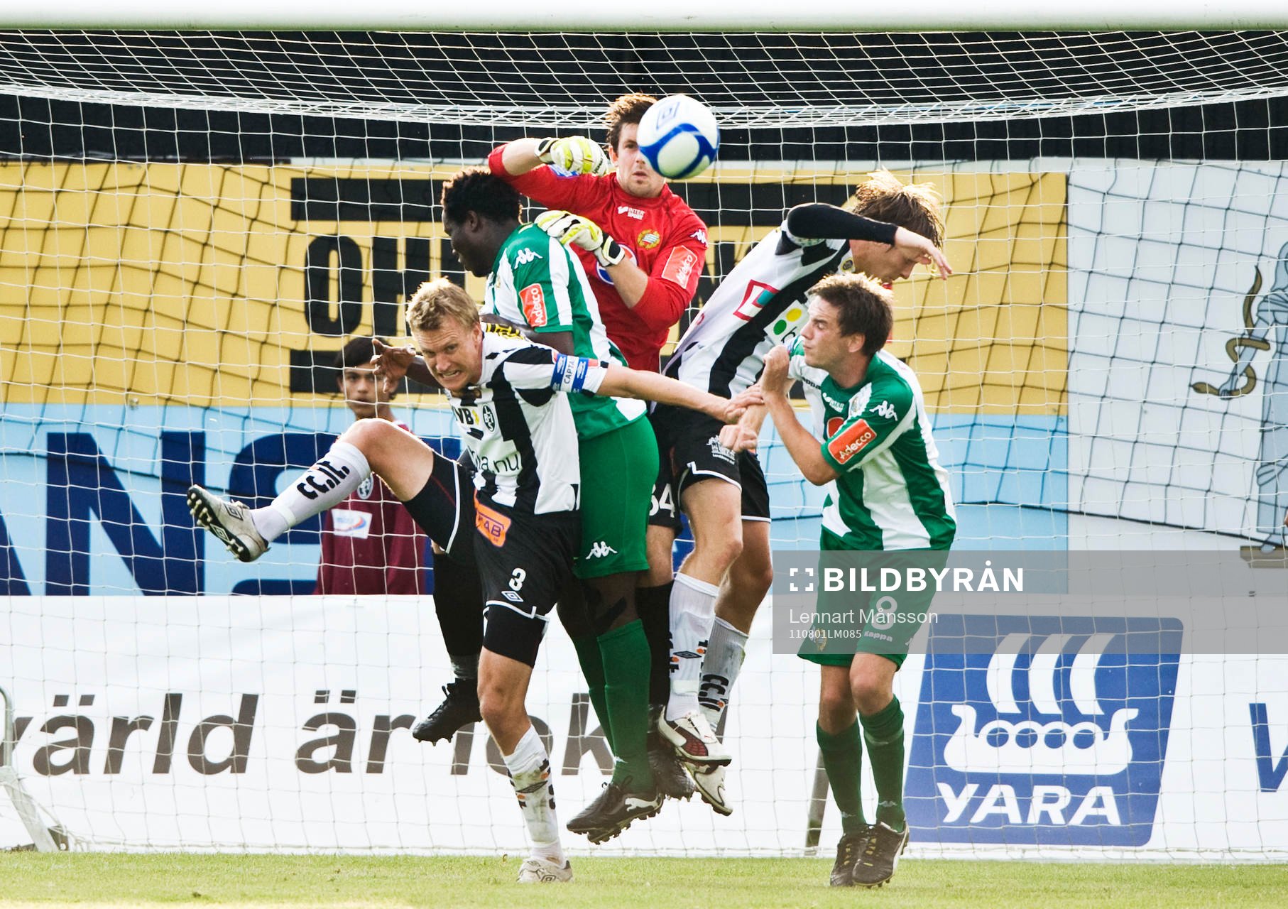 Linus Malmqvist, Landskrona, Johannes Hopf, målvakt och