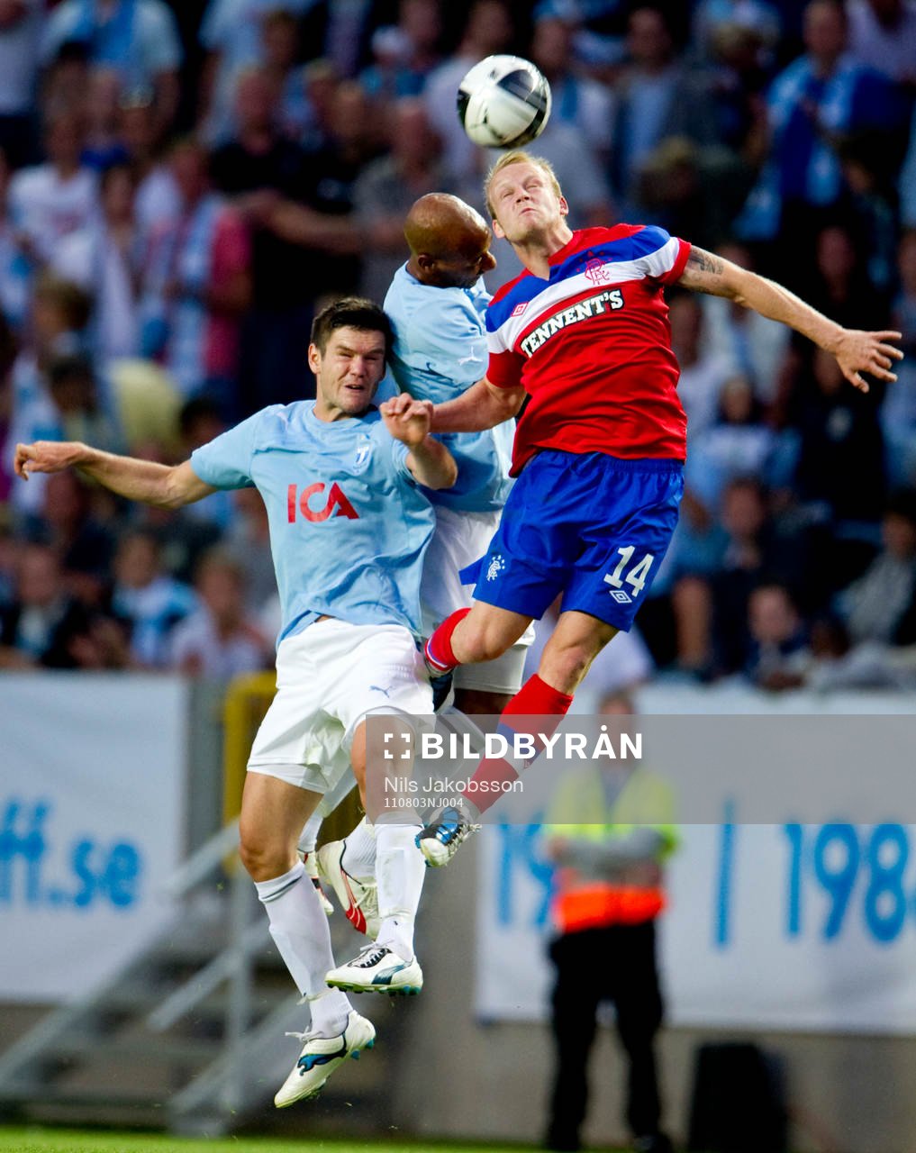 Fotboll, kval till Champions League, Malmö FF - Glasgow