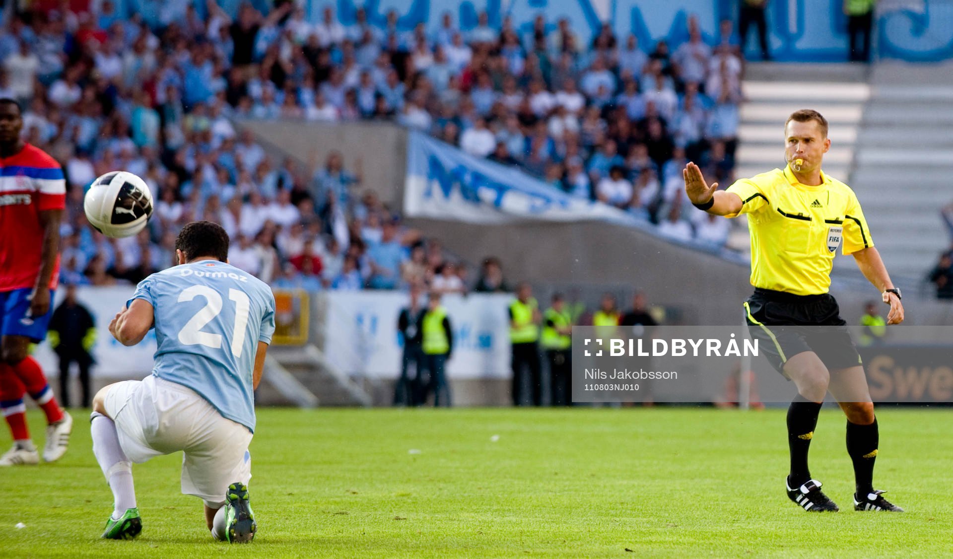 Fotboll, kval till Champions League, Malmö FF - Glasgow