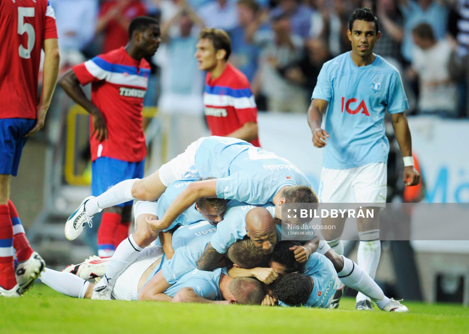 Fotboll, kval till Champions League, Malmö FF - Glasgow