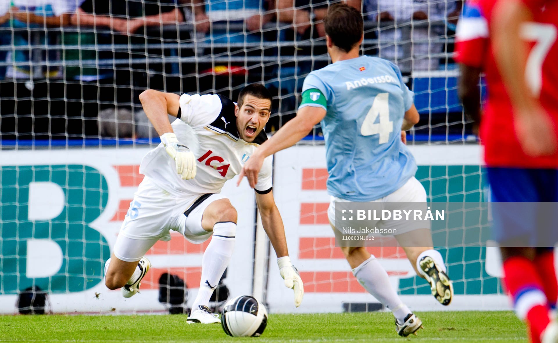 Fotboll, kval till Champions League, Malmö FF - Glasgow
