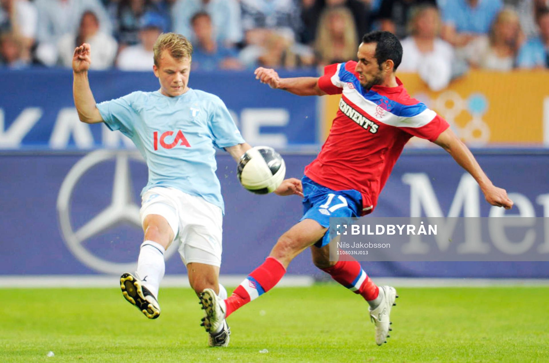 Fotboll, kval till Champions League, Malmö FF - Glasgow