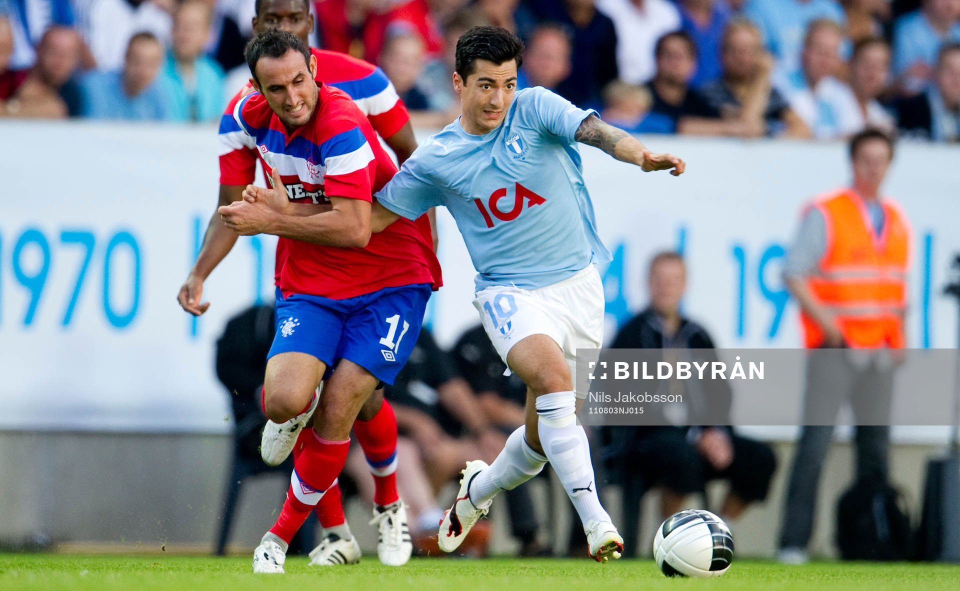 Fotboll, kval till Champions League, Malmö FF - Glasgow