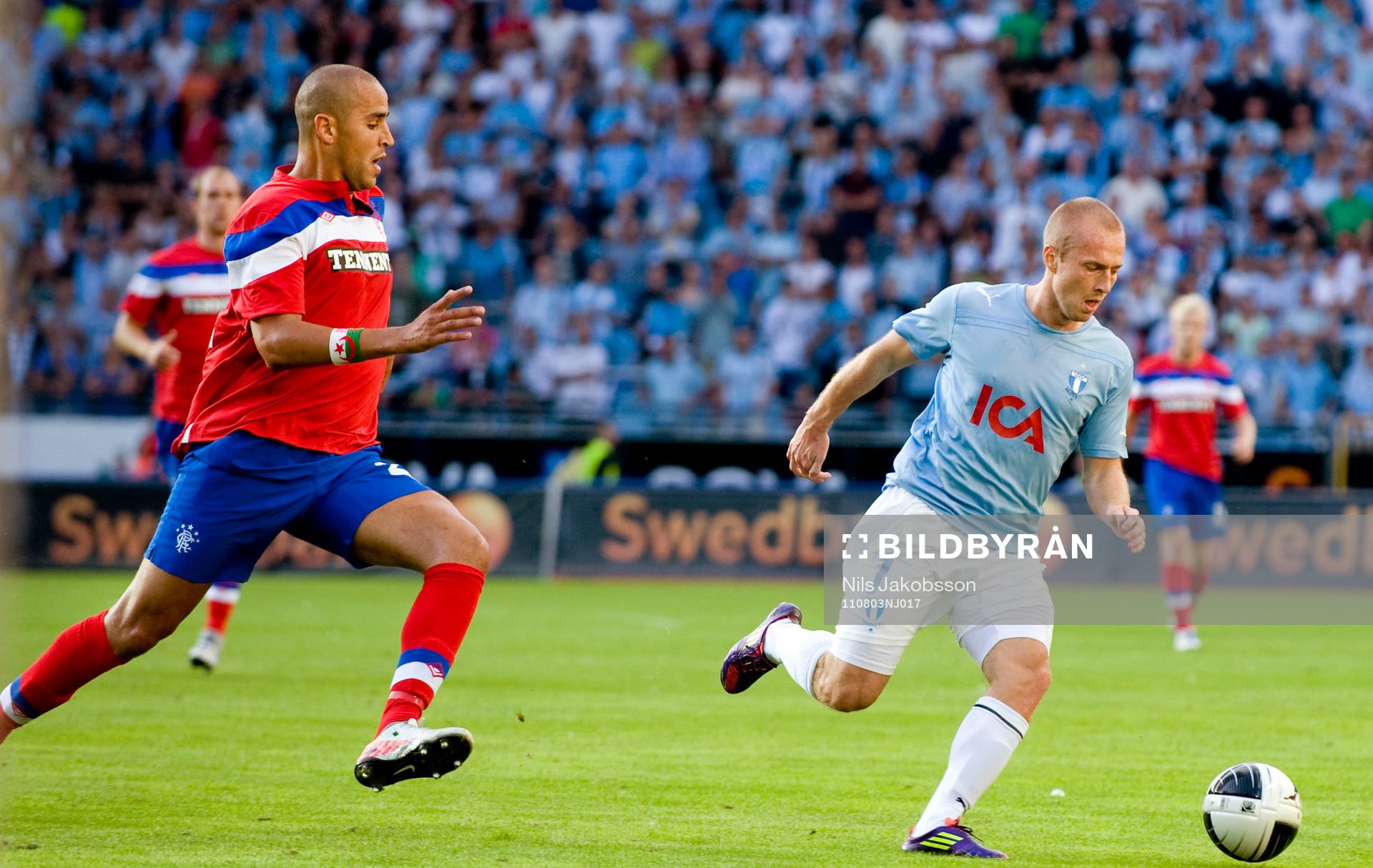 Fotboll, kval till Champions League, Malmö FF - Glasgow