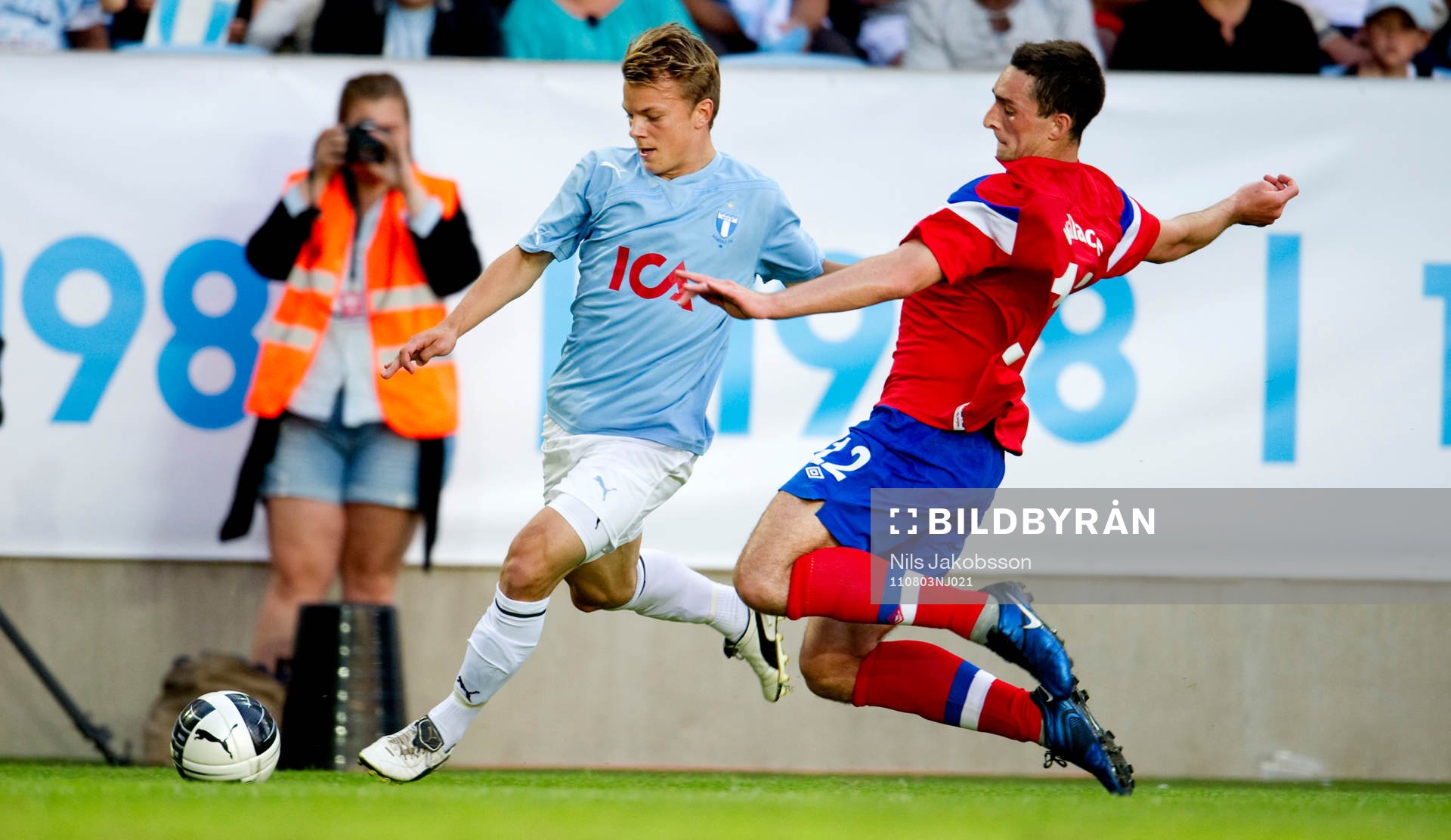 Fotboll, kval till Champions League, Malmö FF - Glasgow
