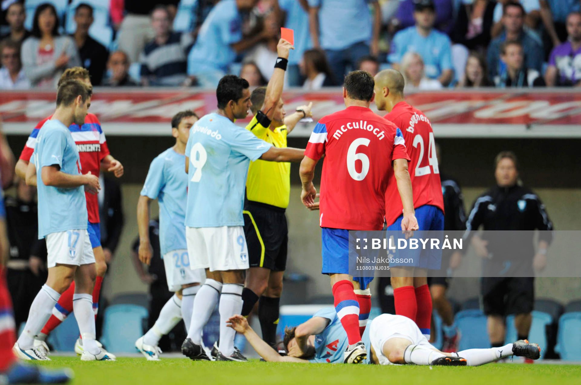 Fotboll, kval till Champions League, Malmö FF - Glasgow