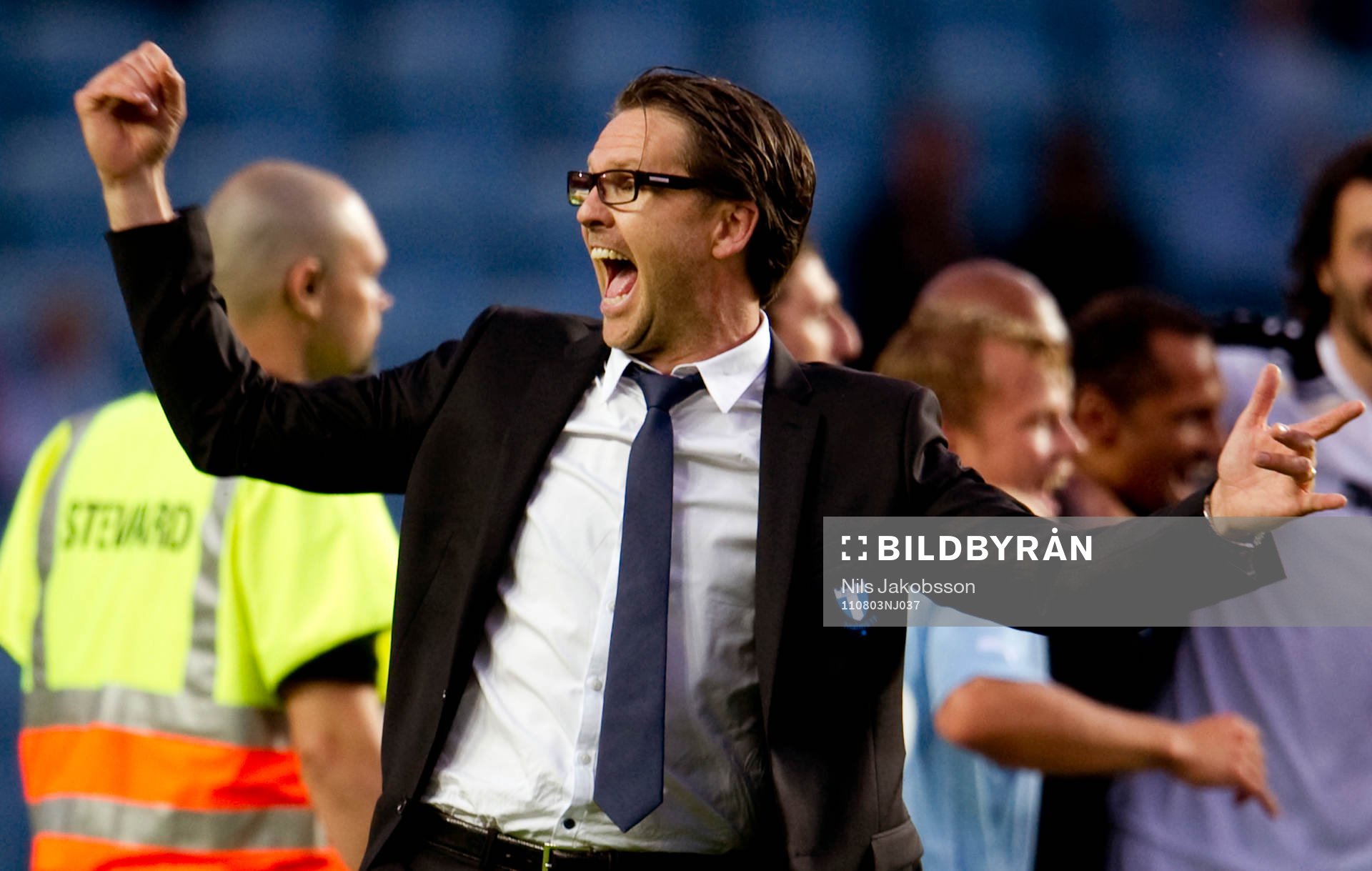 Fotboll, kval till Champions League, Malmö FF - Glasgow