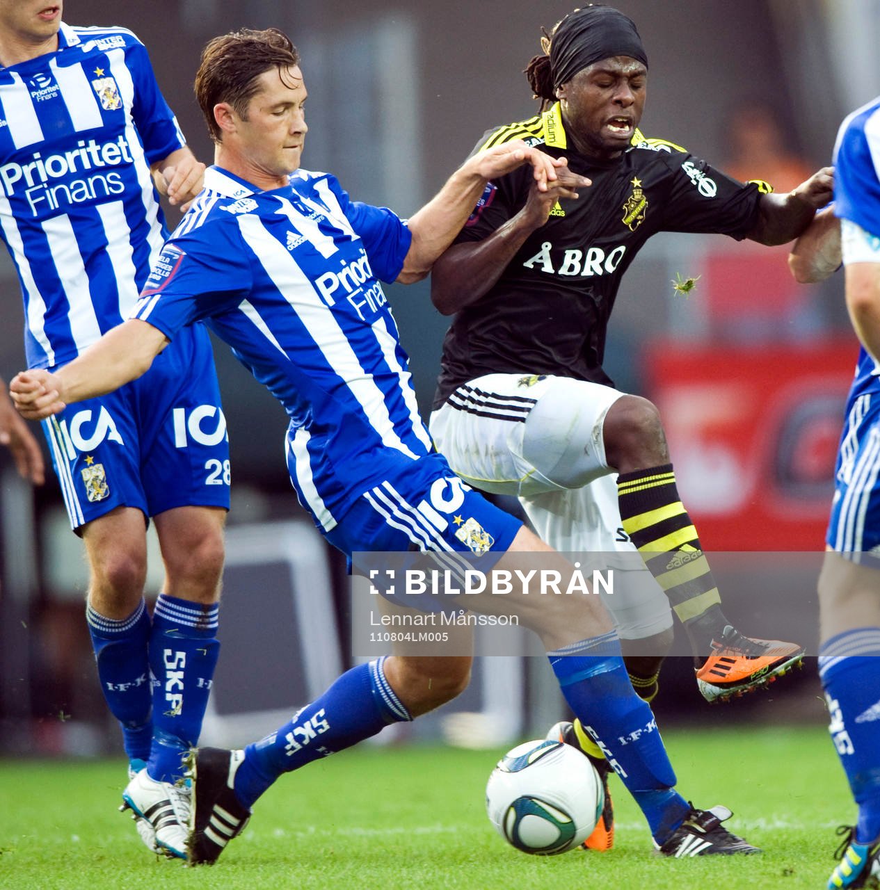 Philip Haglund, IFK Göteborg och Martin Mutumba, AIK