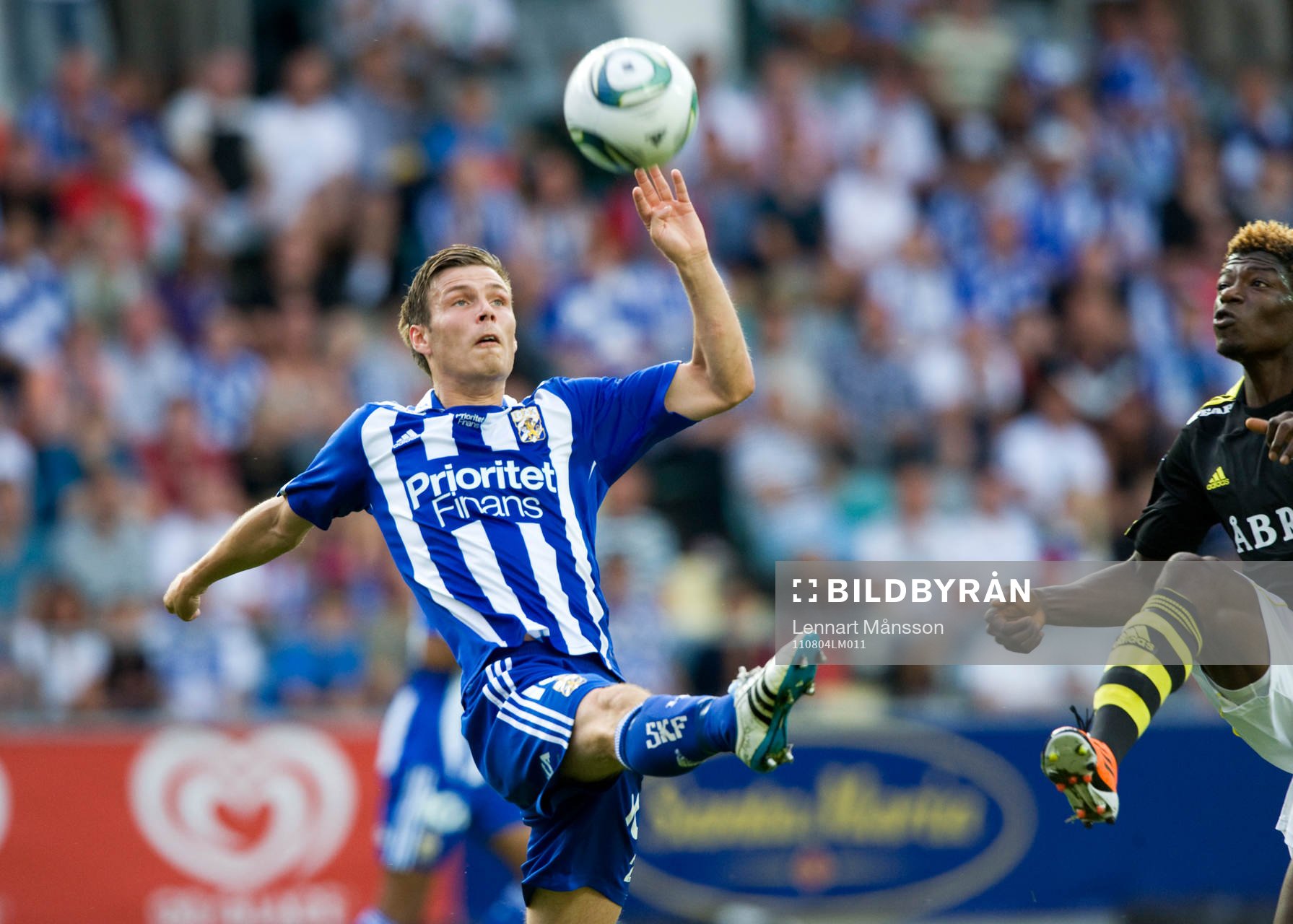 Elmar Bjarnason, Göteborg och Mohammed Bangura , AIK
