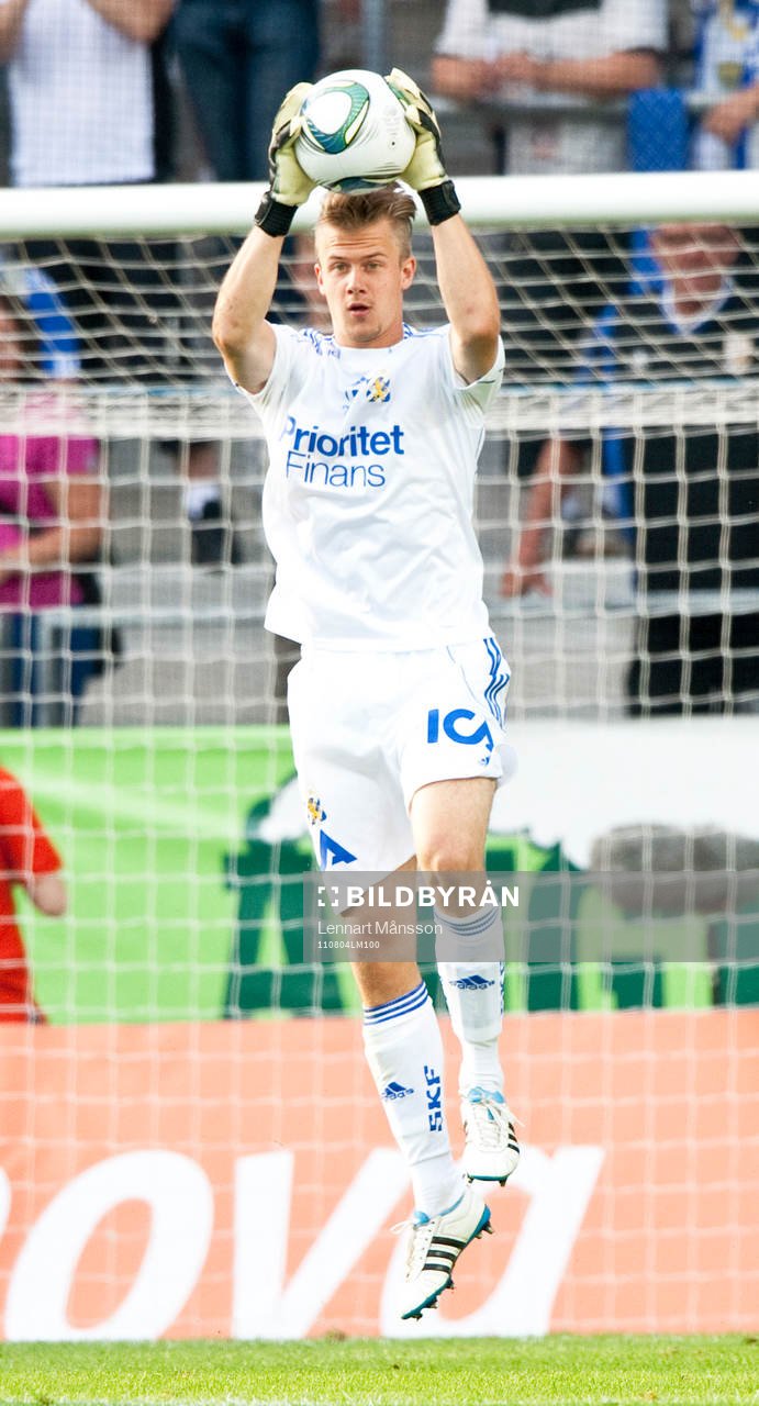 Erik Dahlin, Målvakt