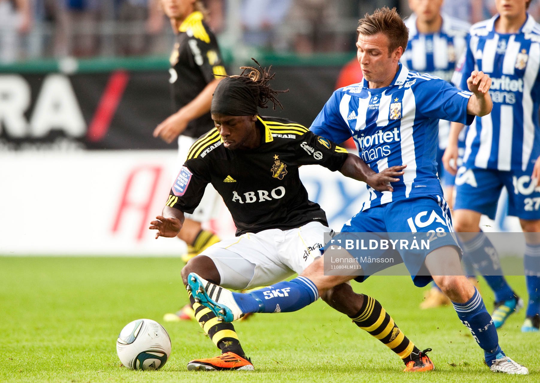 Elmar Bjarnason, IFK Göteborg mot Martin Mutumba, AIK