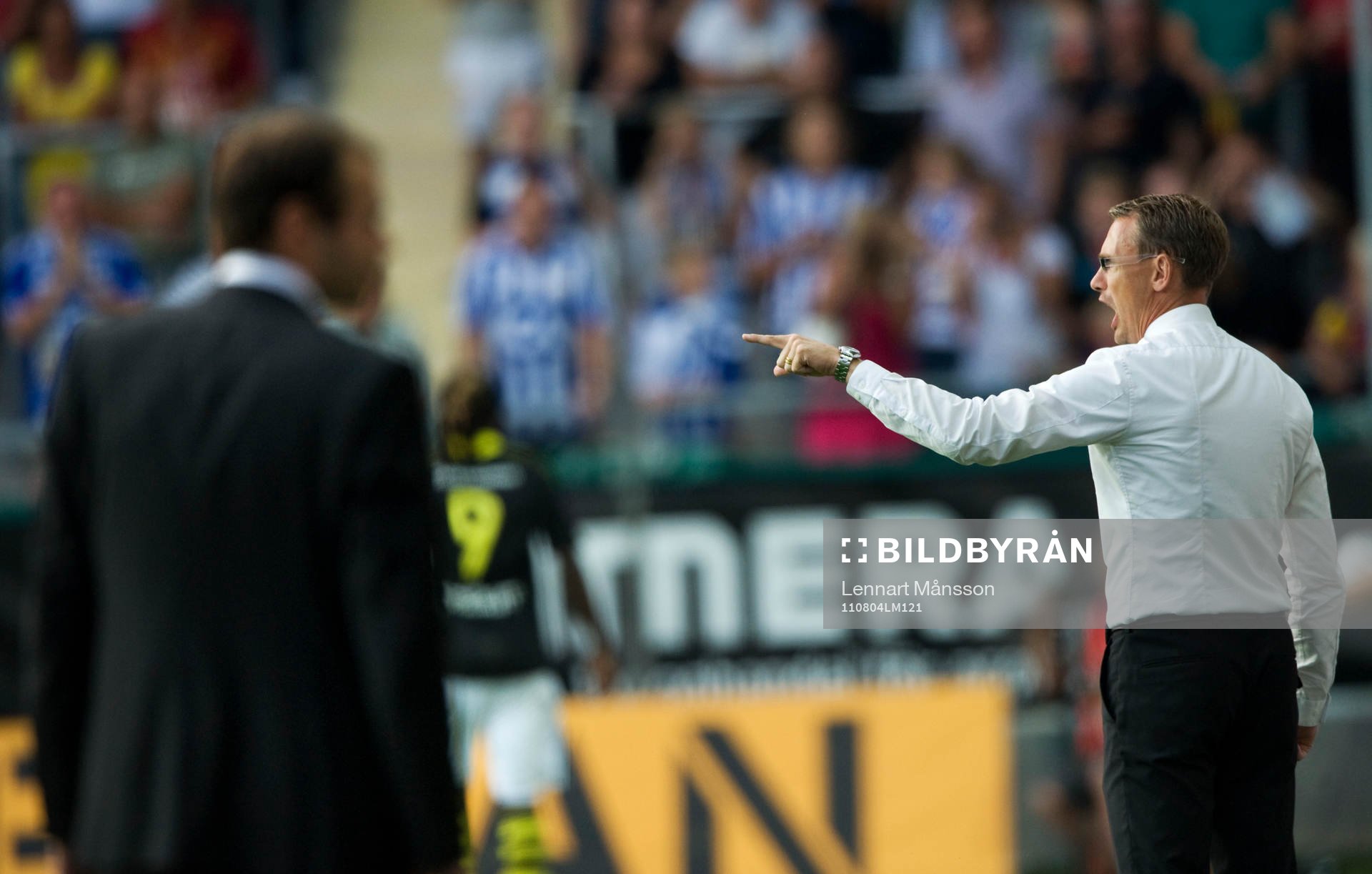 Jonas Olsson, tränare, Göteborg och Andreas Alm, tränare