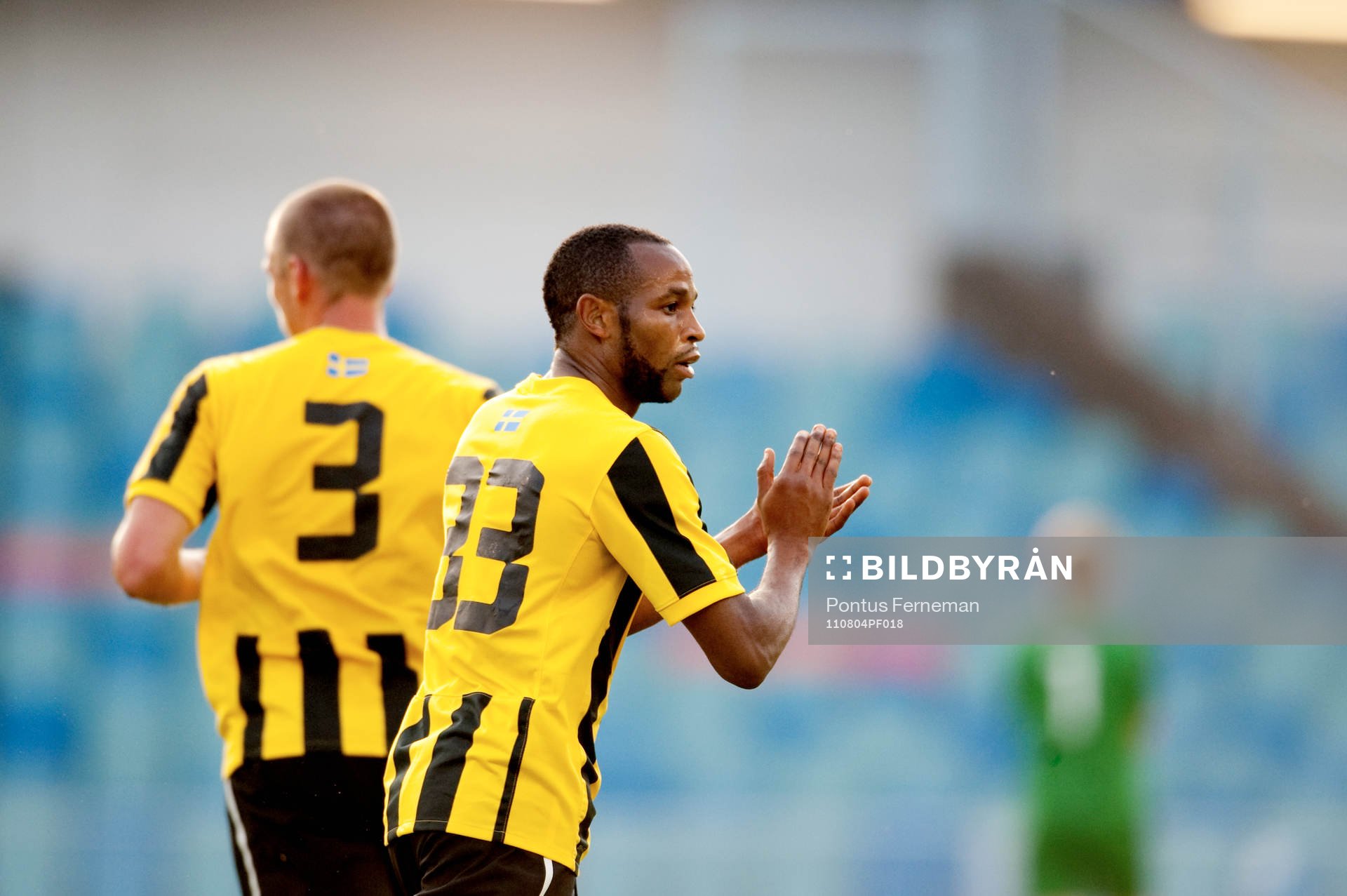 Rene Makondele, Häcken, jubel