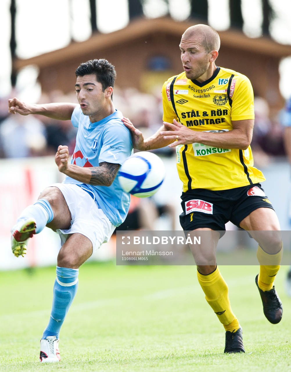 Jiloan Hamad, Malmö och Johan Svensson, Mjällby