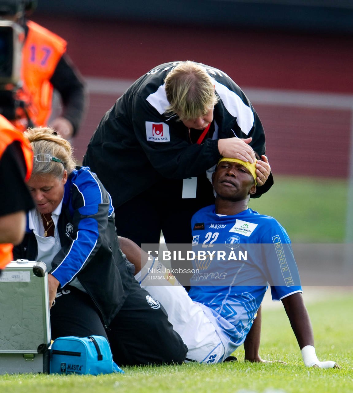 Ibrahim Koroma, Trelleborg skada