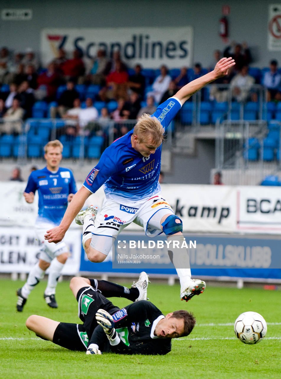 Fredrik Jensen, Trelleborg, Mattias Hugosson, målvakt,