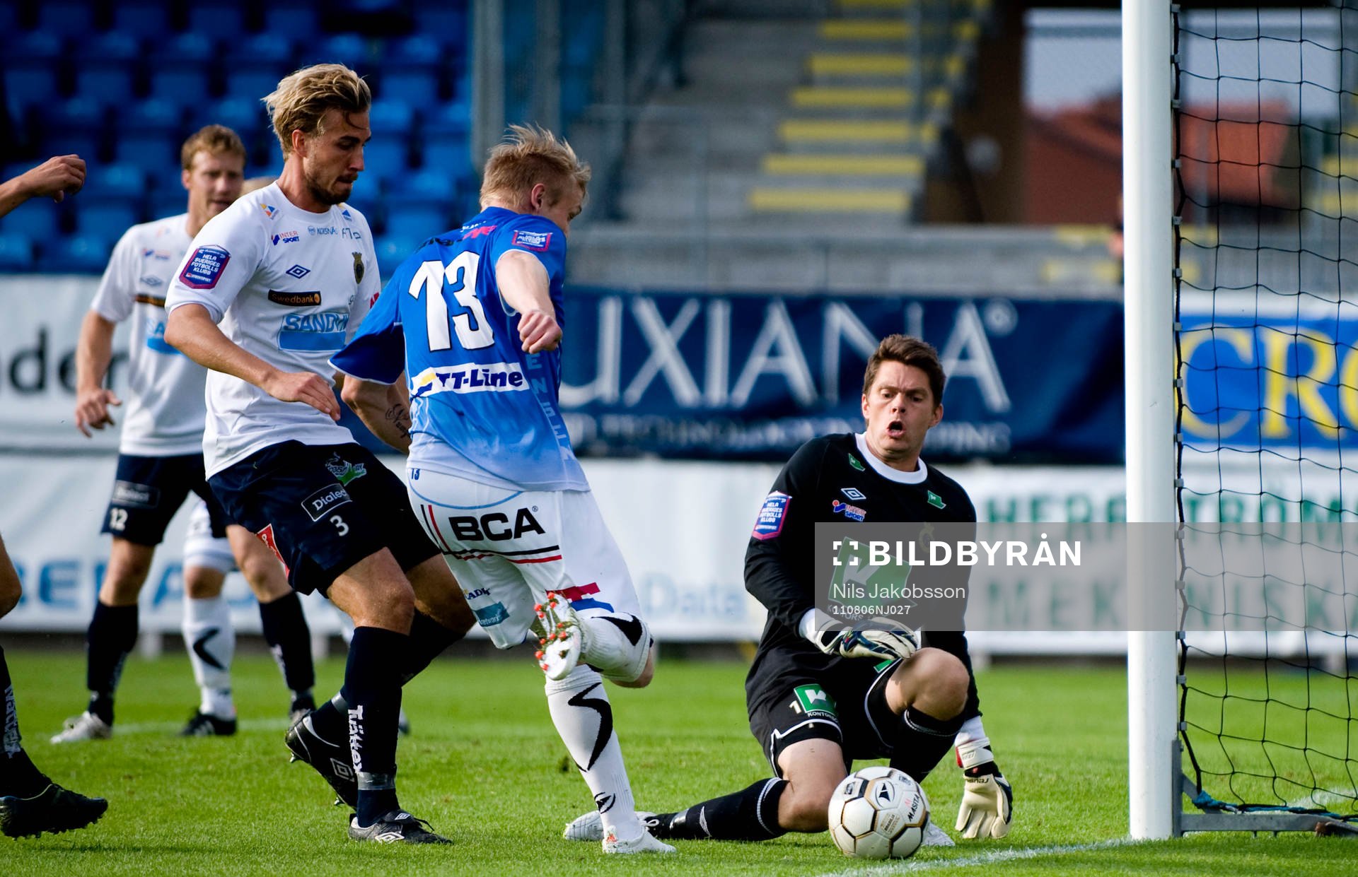 Fredrik Jensen, Trelleborg, Mattias Hugosson, målvakt,