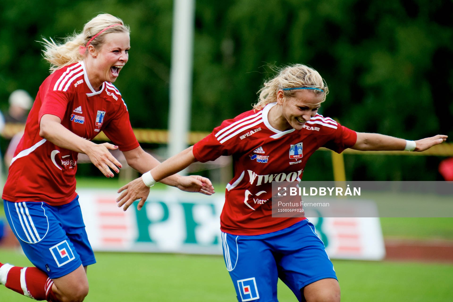 Sofie Andersson, Vlora Bajraktaraj, Vittsjö, jubel
