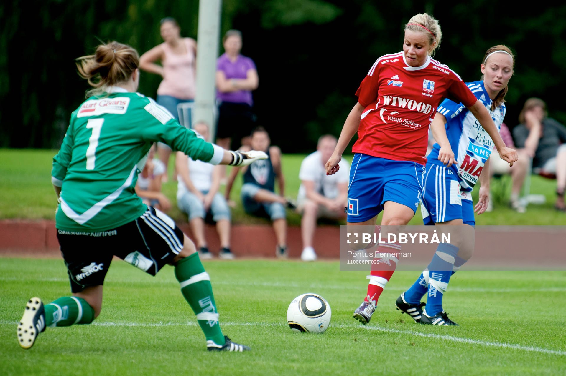 Emelie Lundberg, målvakt, Sofie Andersson, Vittsjö