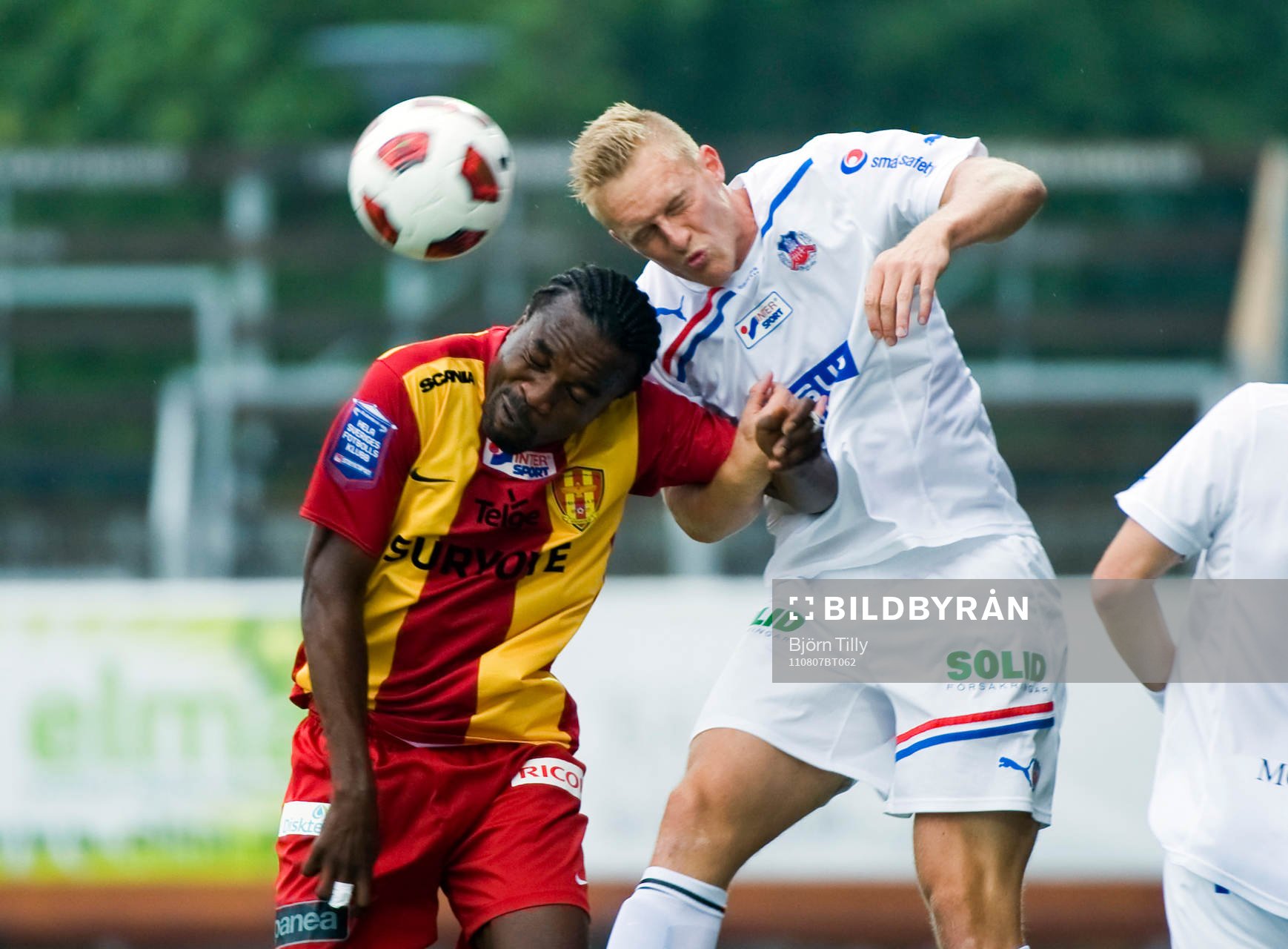 Peter Ijeh, Syrianska och Peter Larsson, Helsingborg,