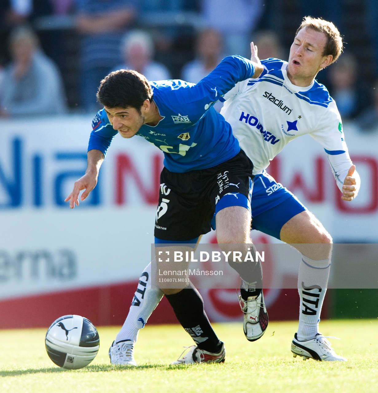 Anel Raskaj, Halmstad mot Marcus Falk-Olander, Norrköping