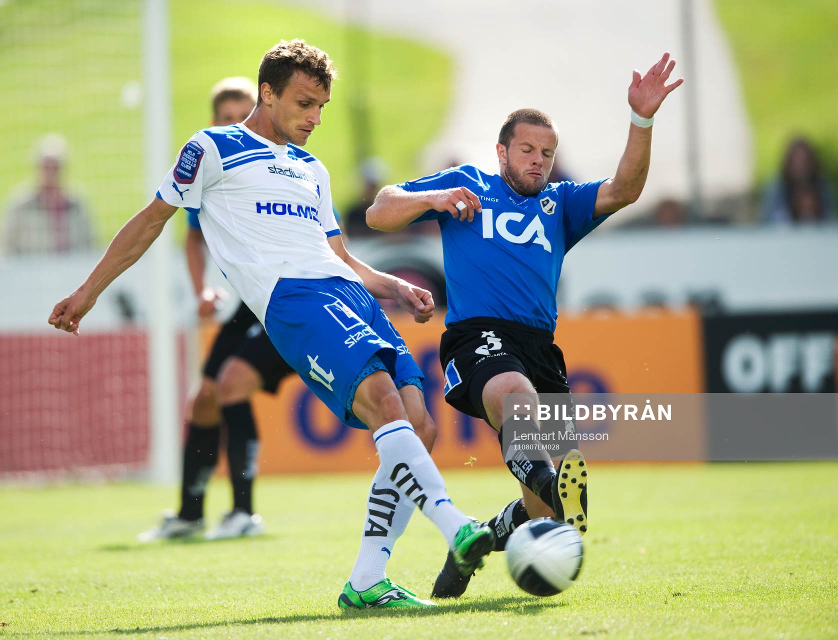 Sphetim Hasani, Norrköping och Jonas Saevarsson, Halmstad